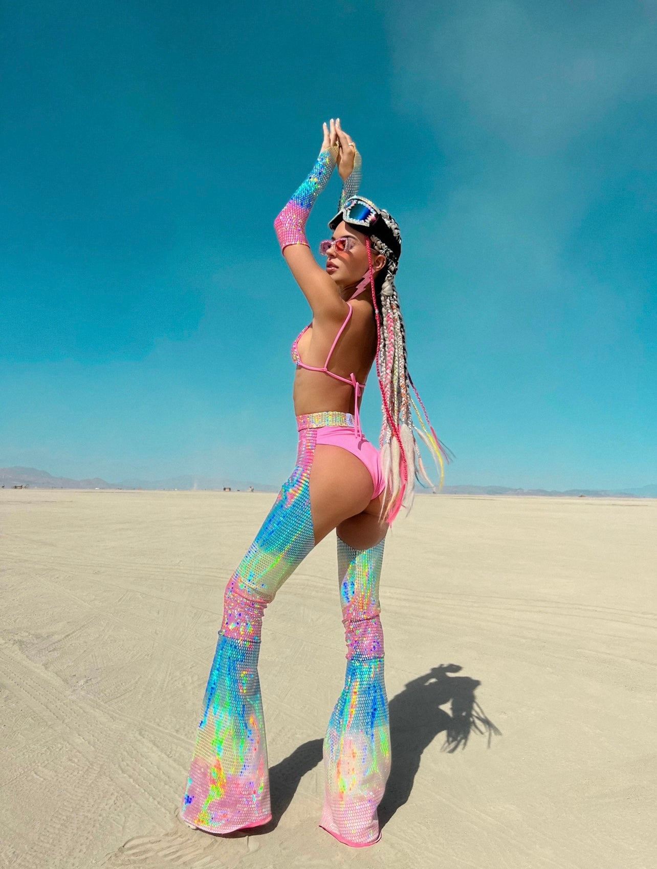 Holographic Rainbow Festival Set