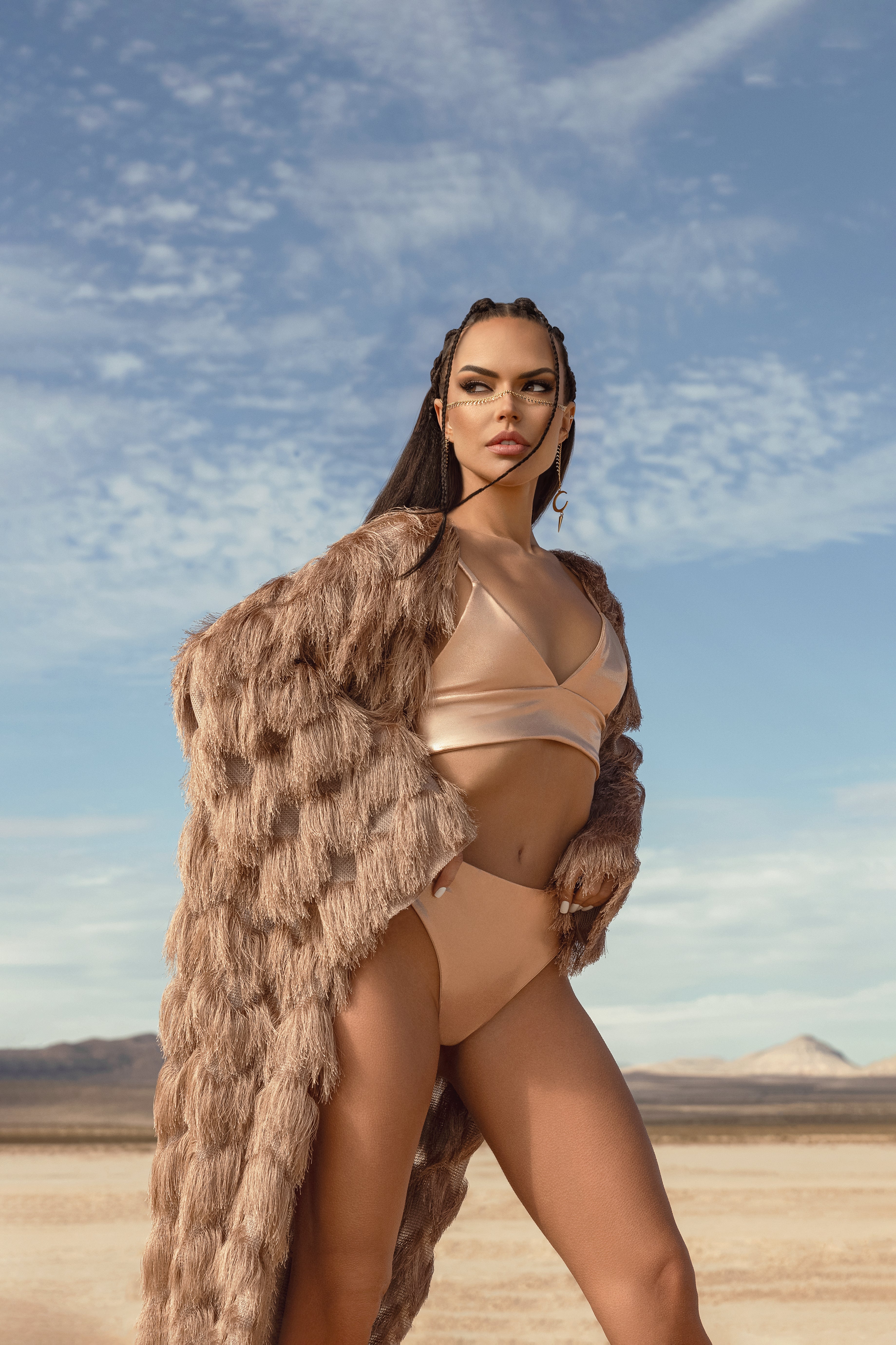Desert mirage robe , top bottoms set