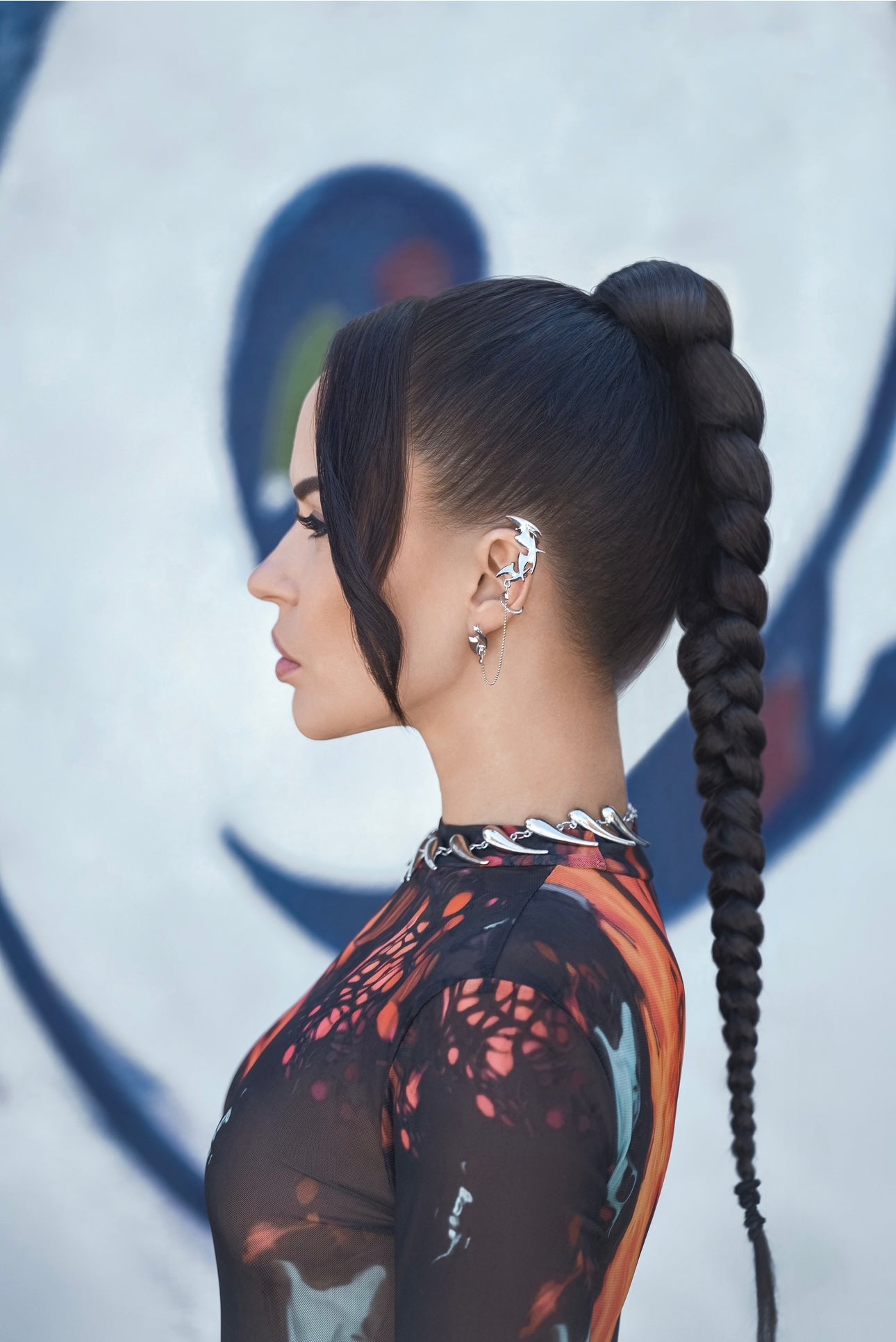 Lunar Serpent Ear Cuff