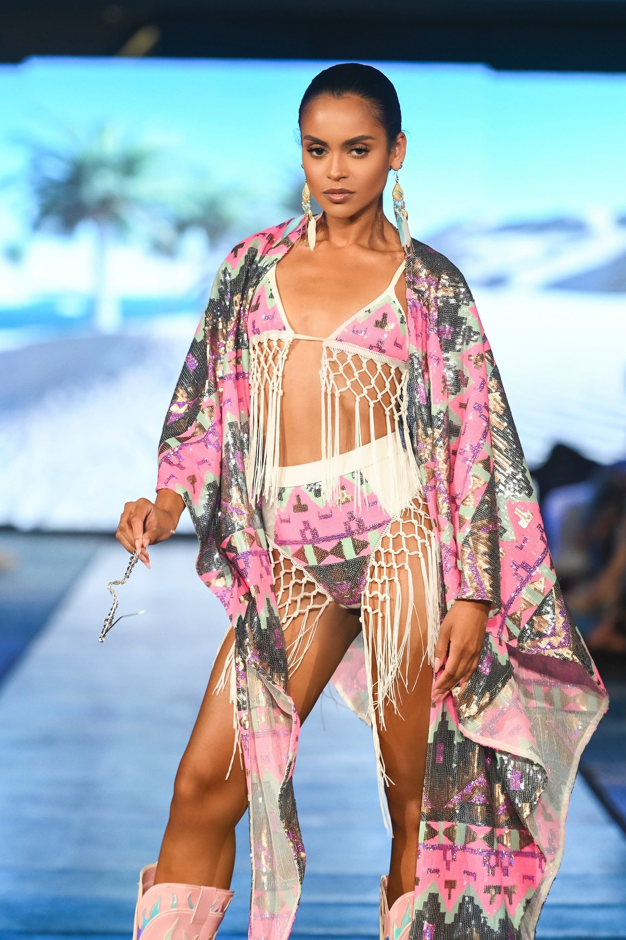 Aztec pink set