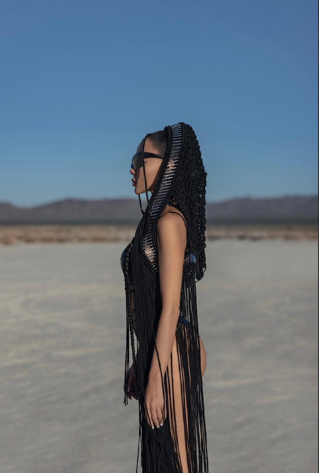 Desert Shadow Macramé Hood