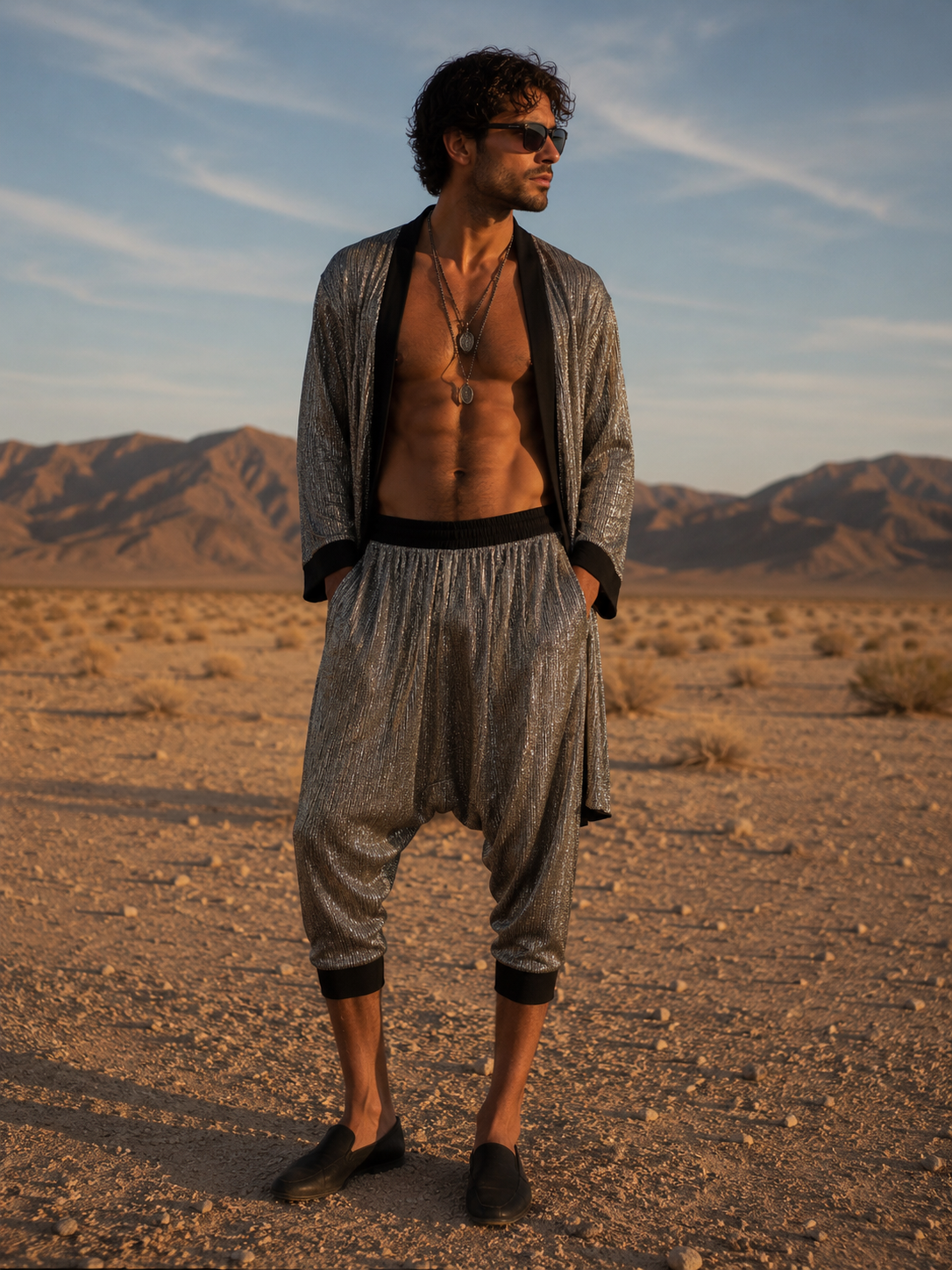 Men’s pants golden