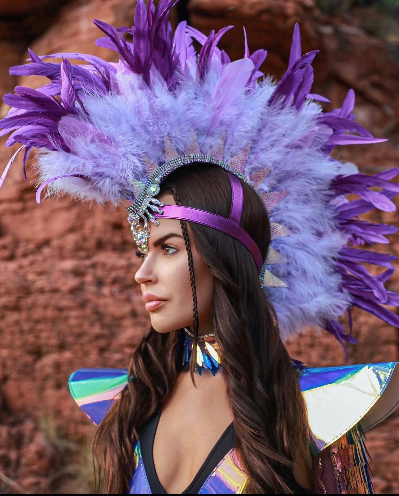 Galactic Feather Radiance Bodysuit