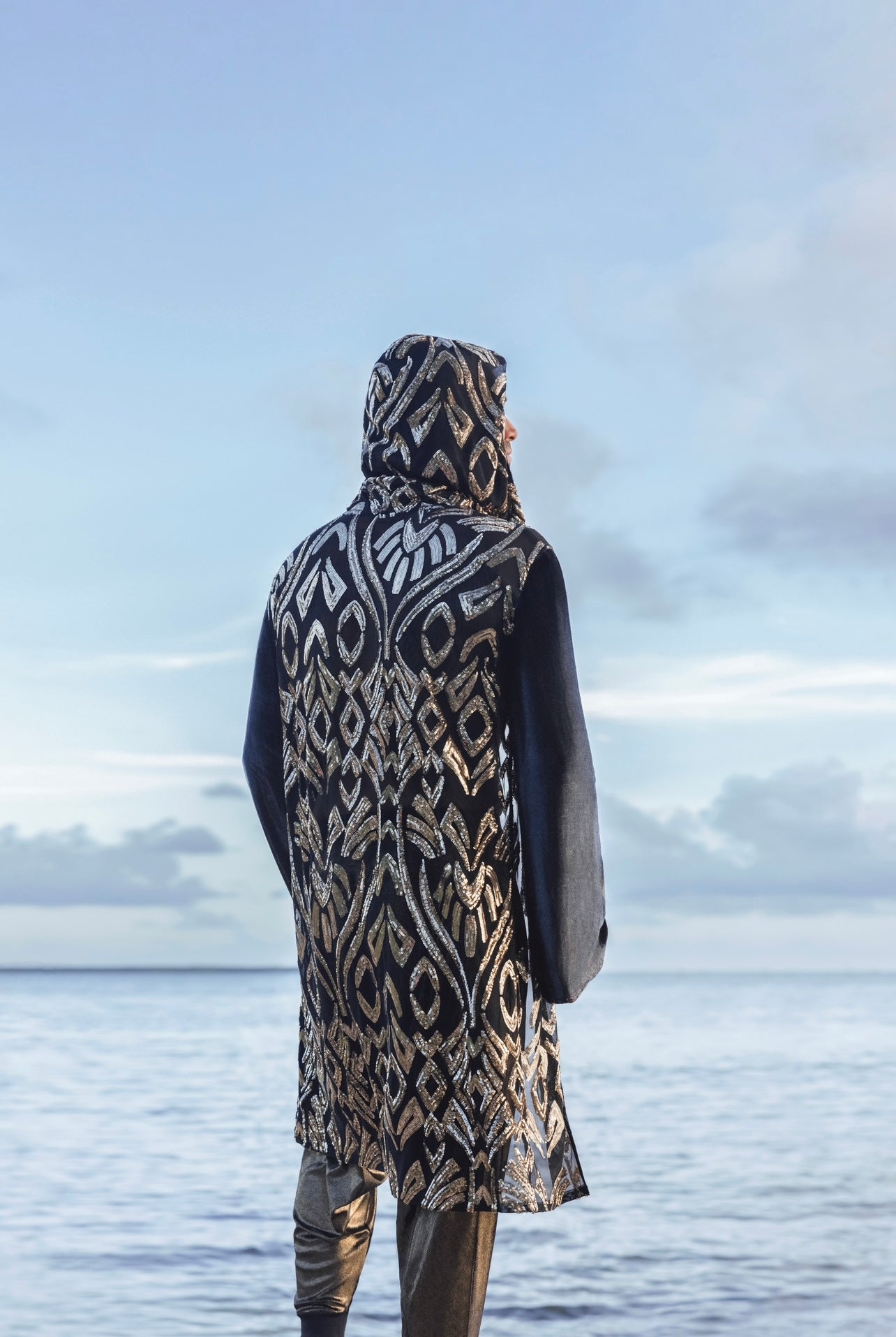 Aztec Noir Kimono
