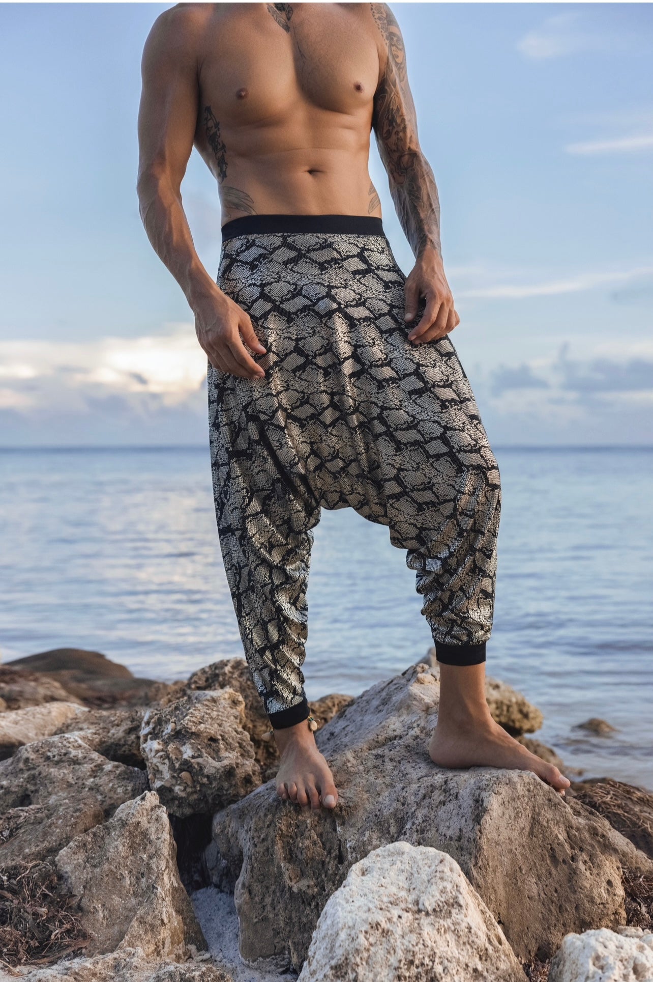 Zenma - Serpent Style Harem Pants