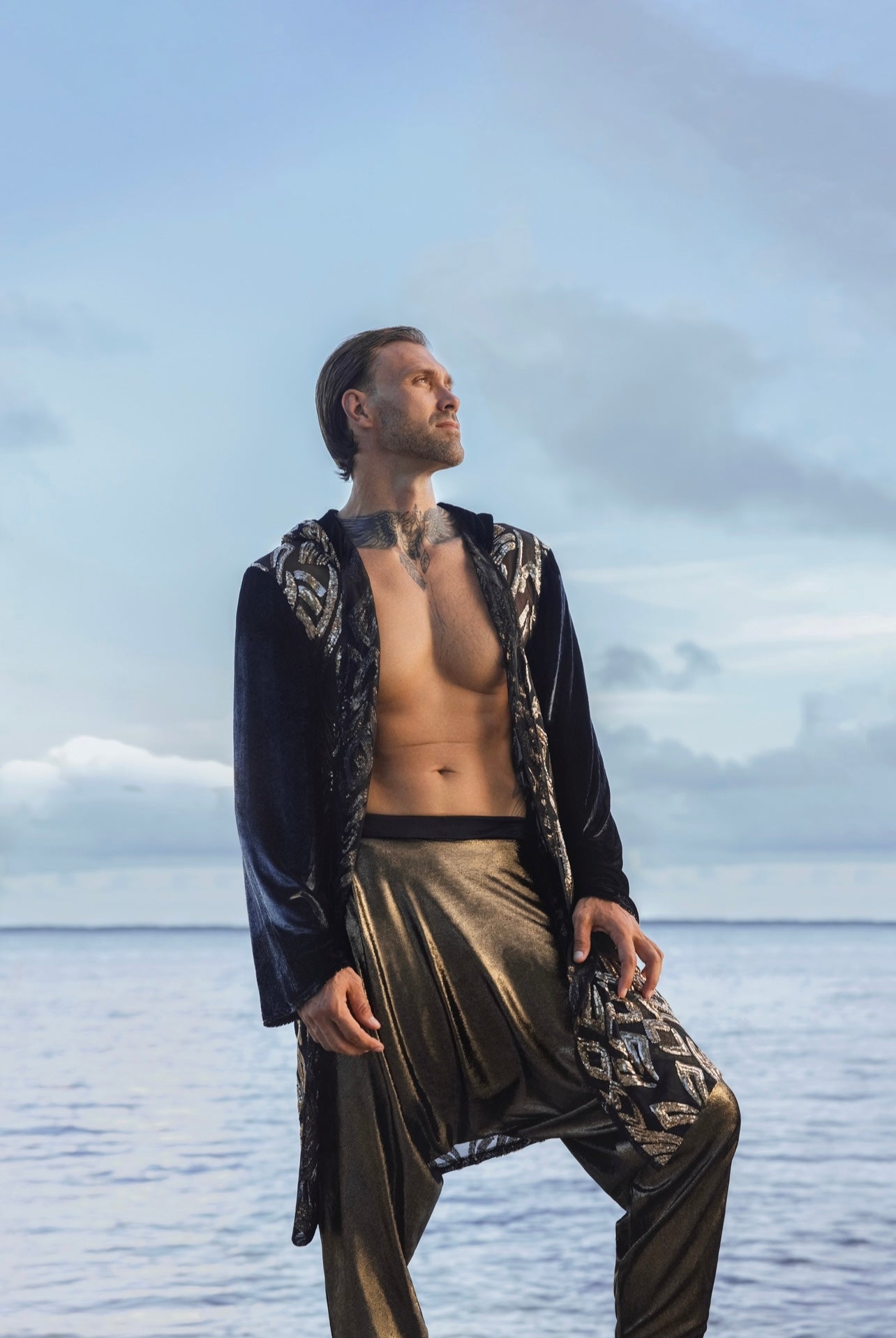 Aztec Noir Kimono