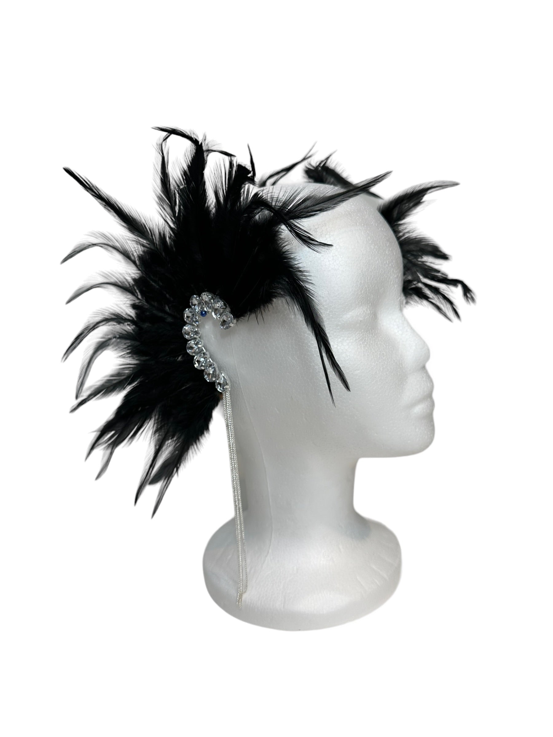 Feather ear cuffs