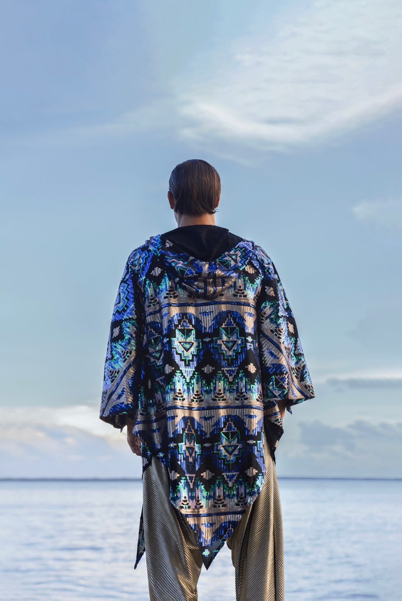 Oceanic Echoes Kimono