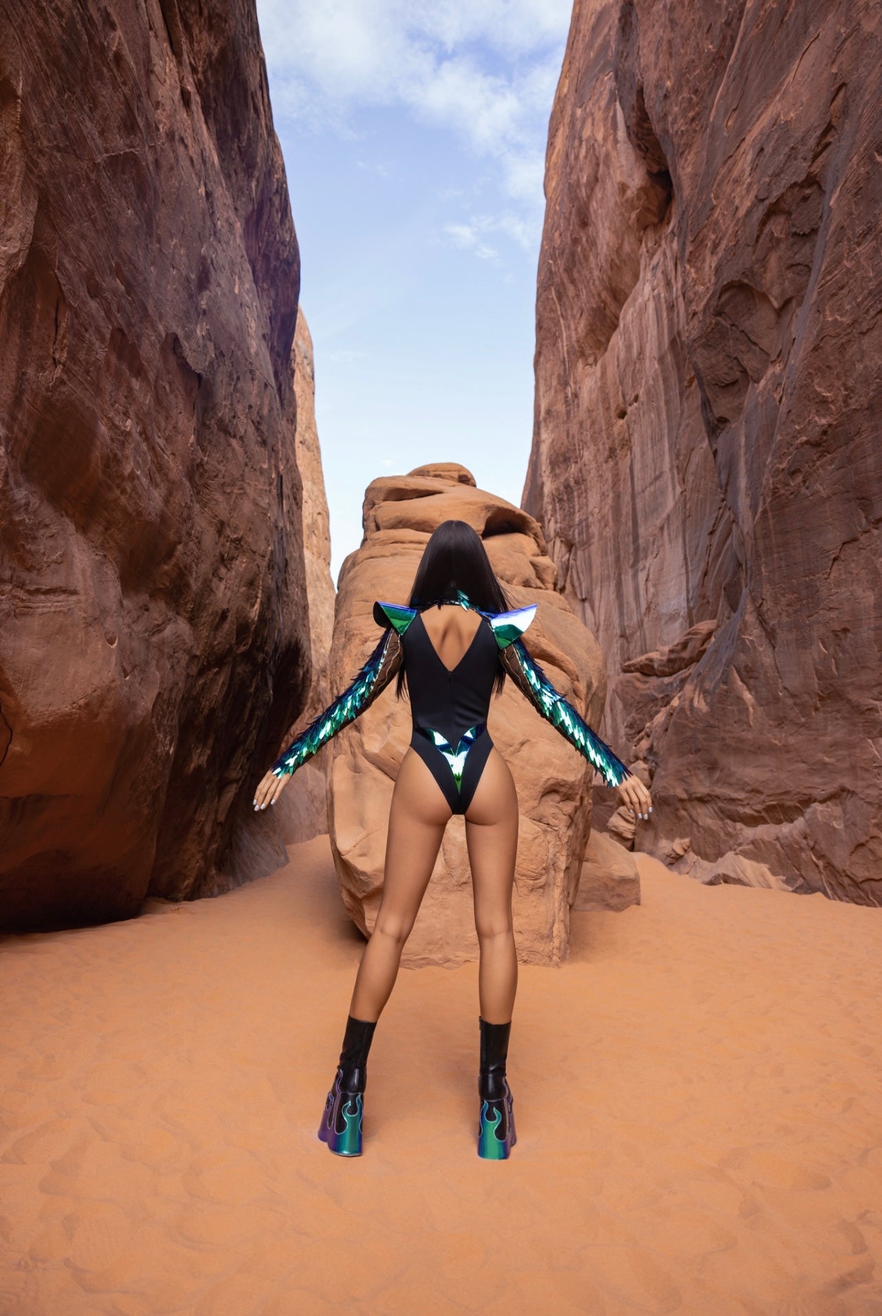 Green Phoenix Bodysuit