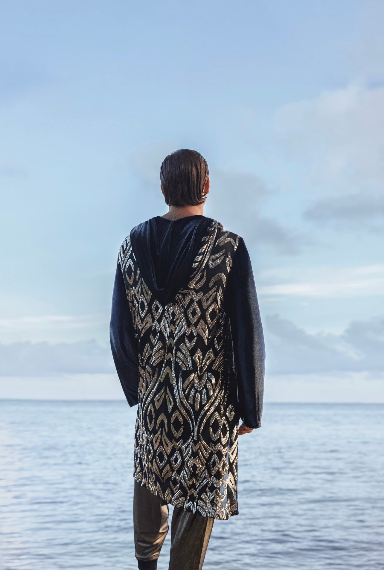 Aztec Noir Kimono