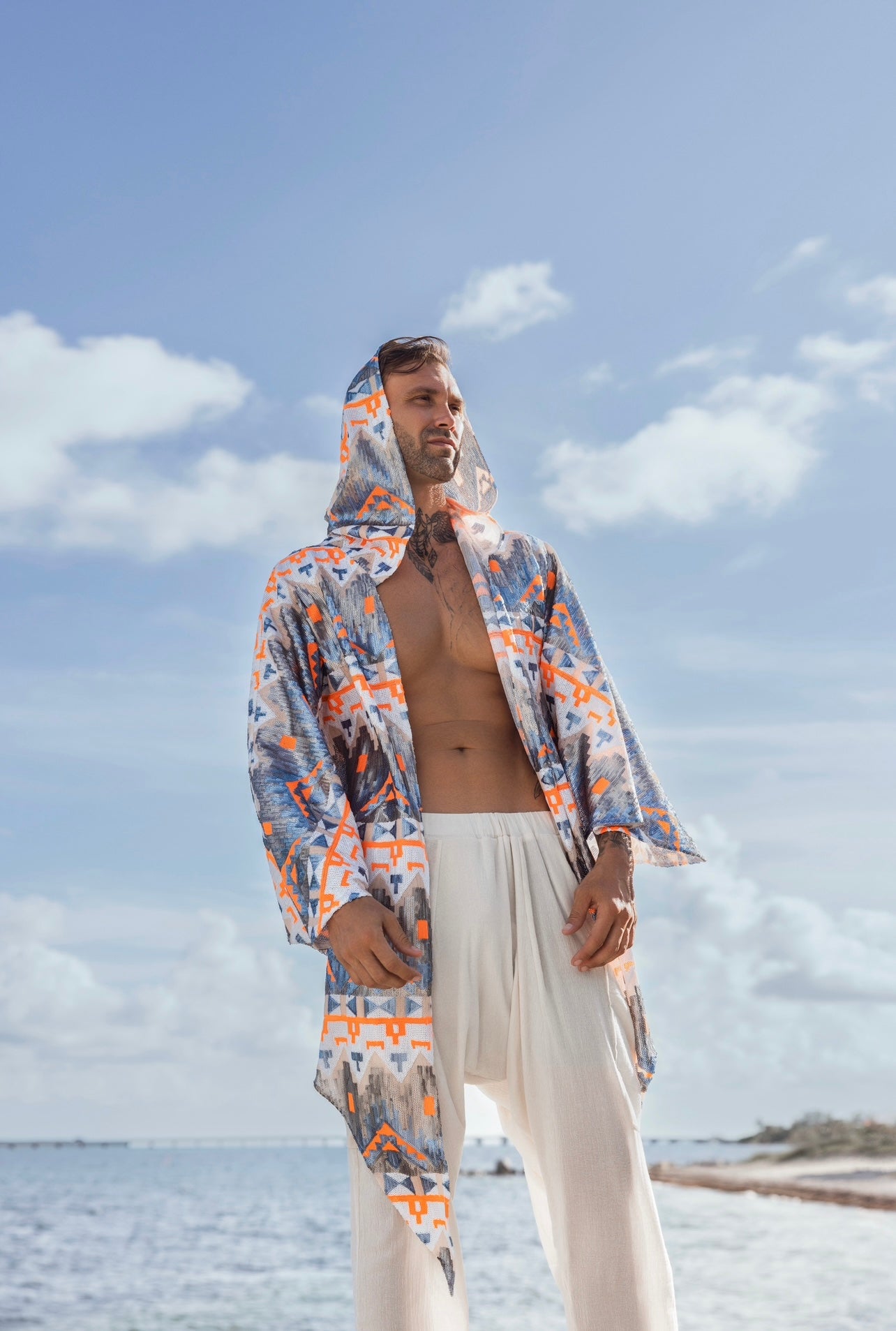 Zenma Men’s Aztec Kimono