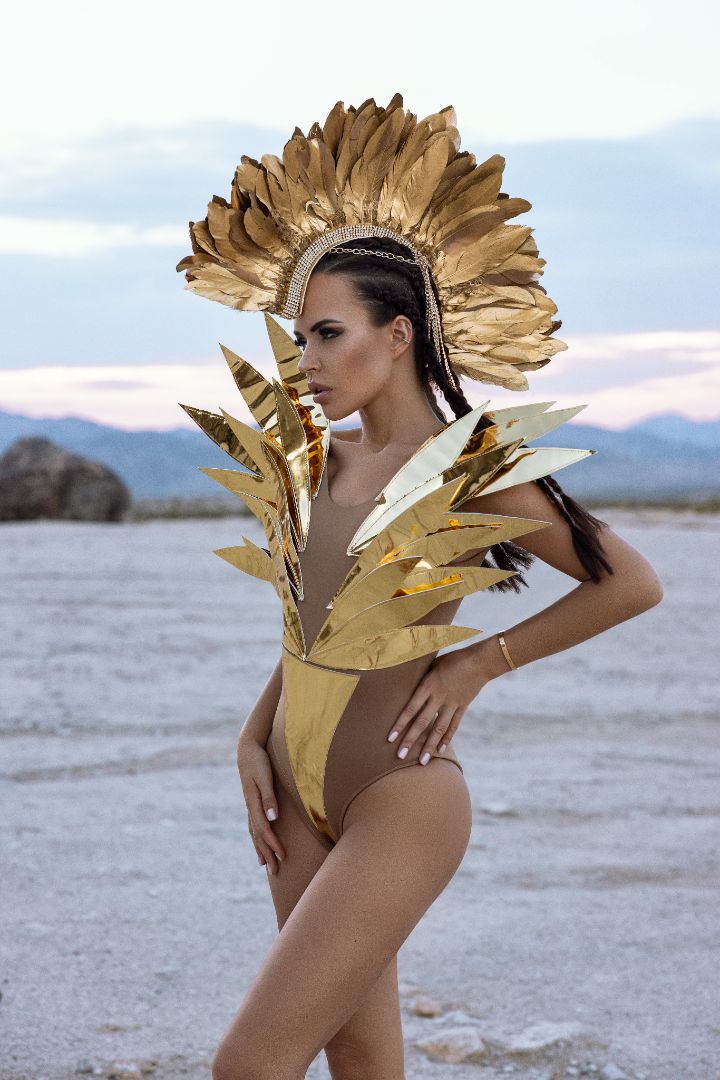 Gold Leaves Bodysuit