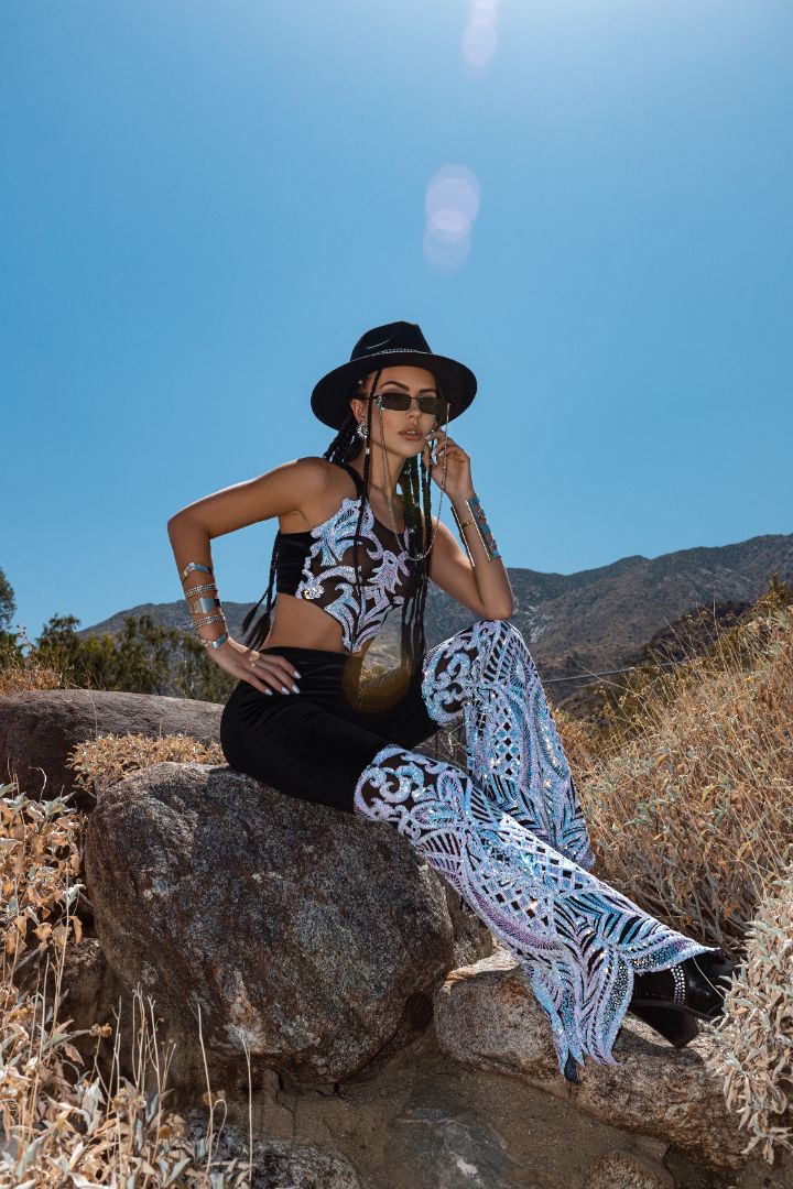Iridescent Cowgirl Set