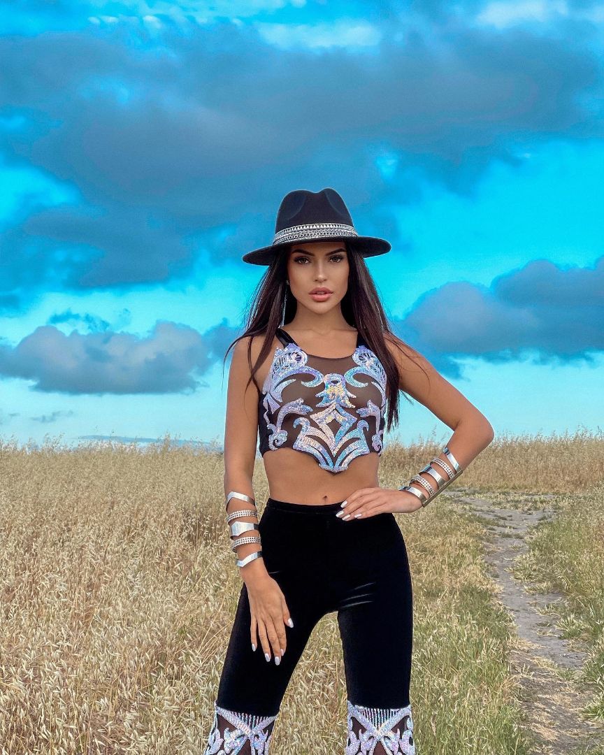 Iridescent Cowgirl Set