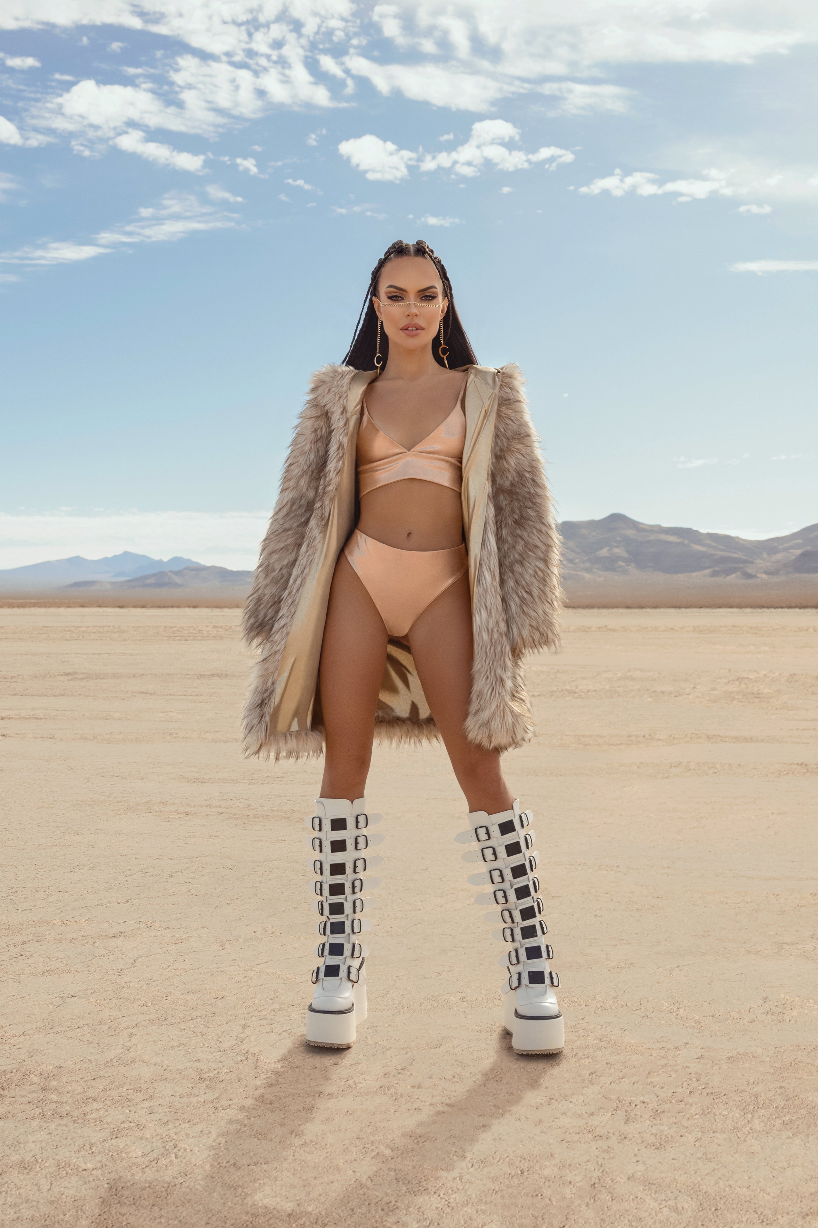 ZenmaLux Faux Fur Coat