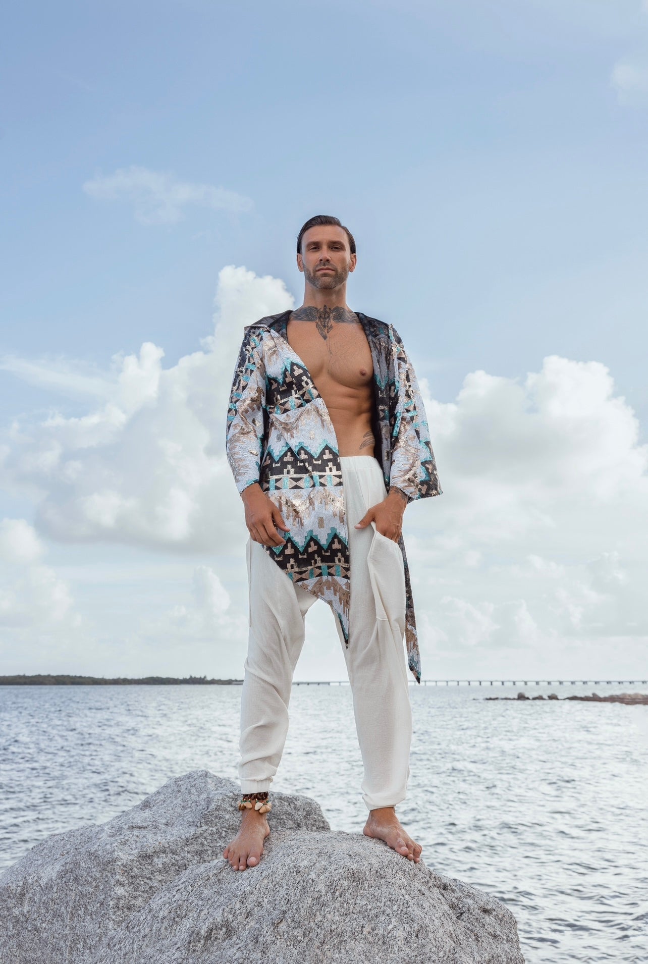 Aztec Breeze men’s Kimono