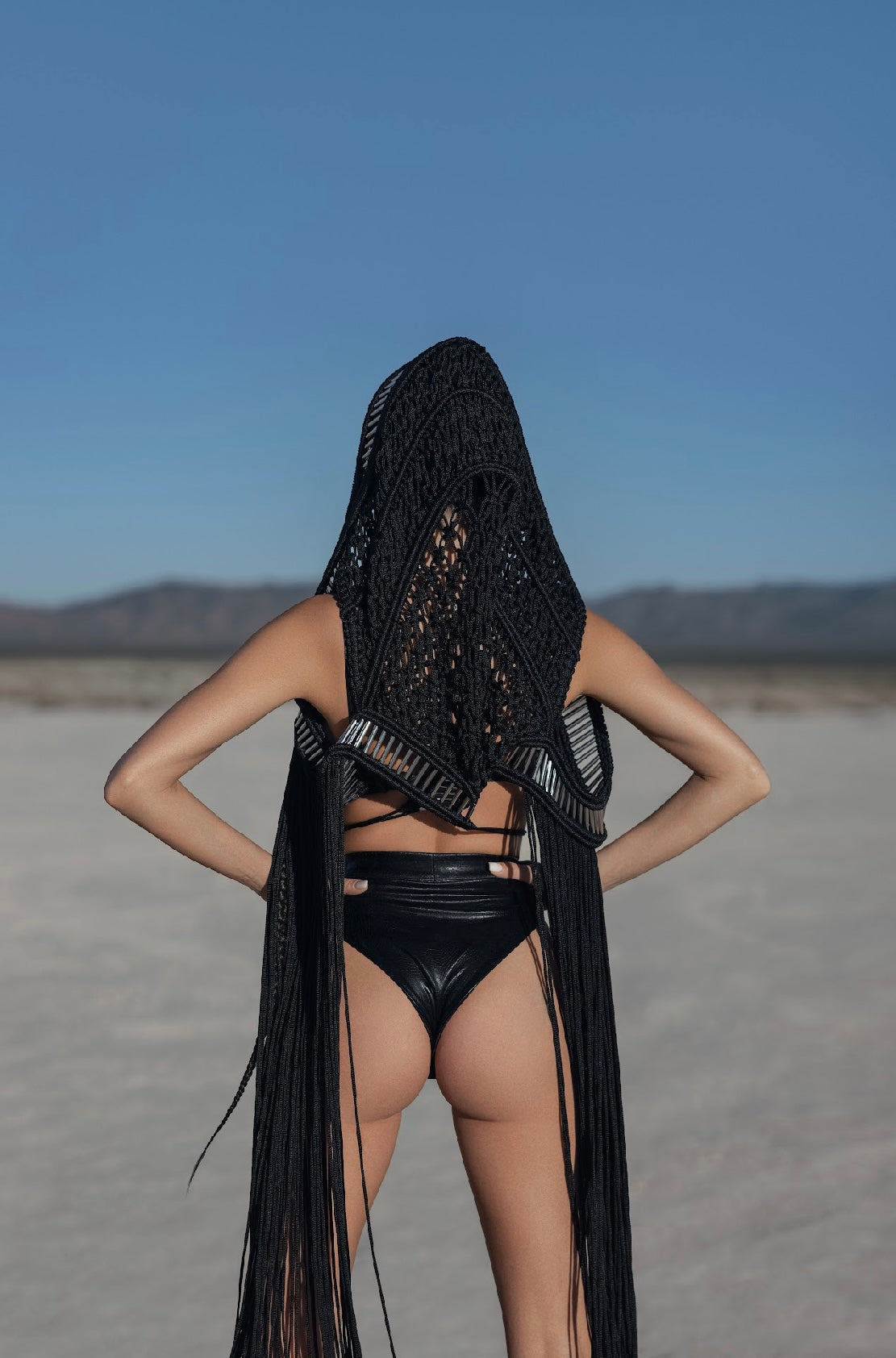 Desert Shadow Macramé Hood