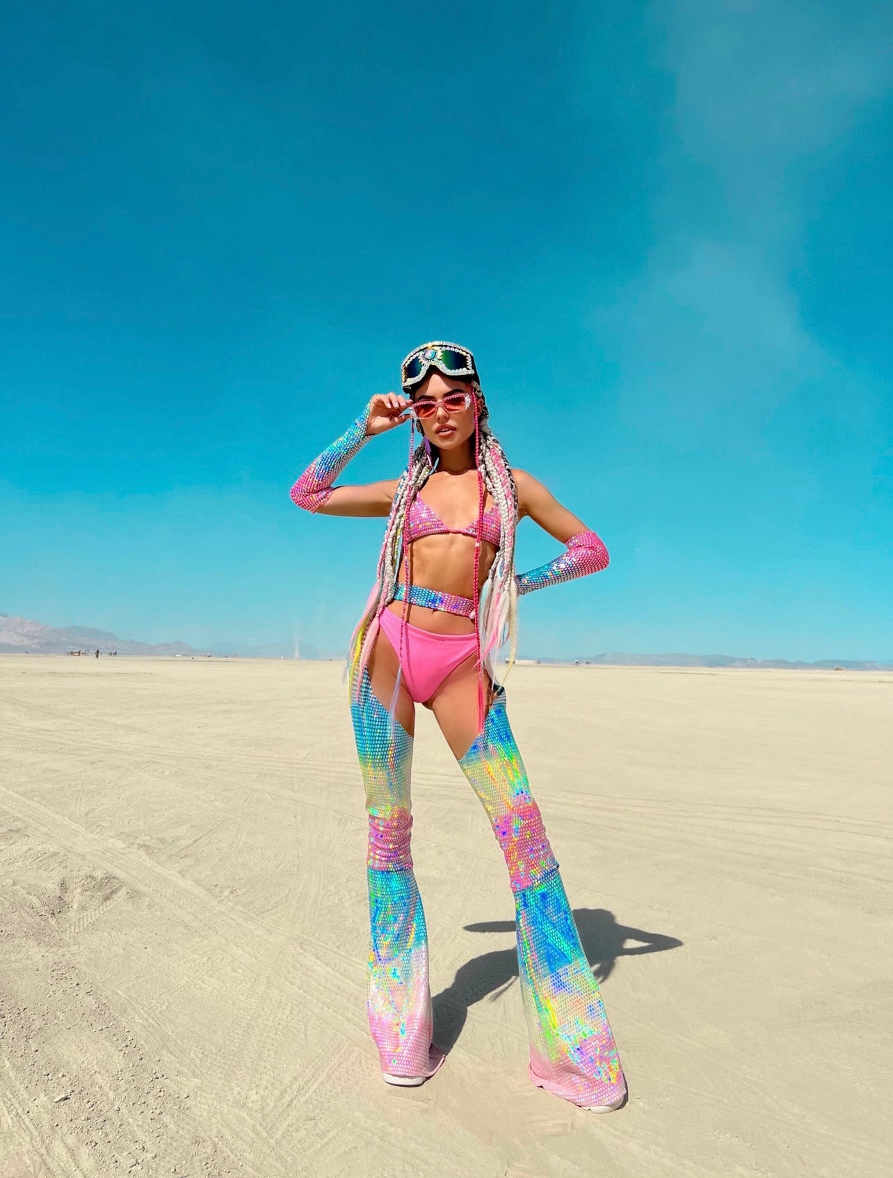 Holographic Rainbow Festival Set