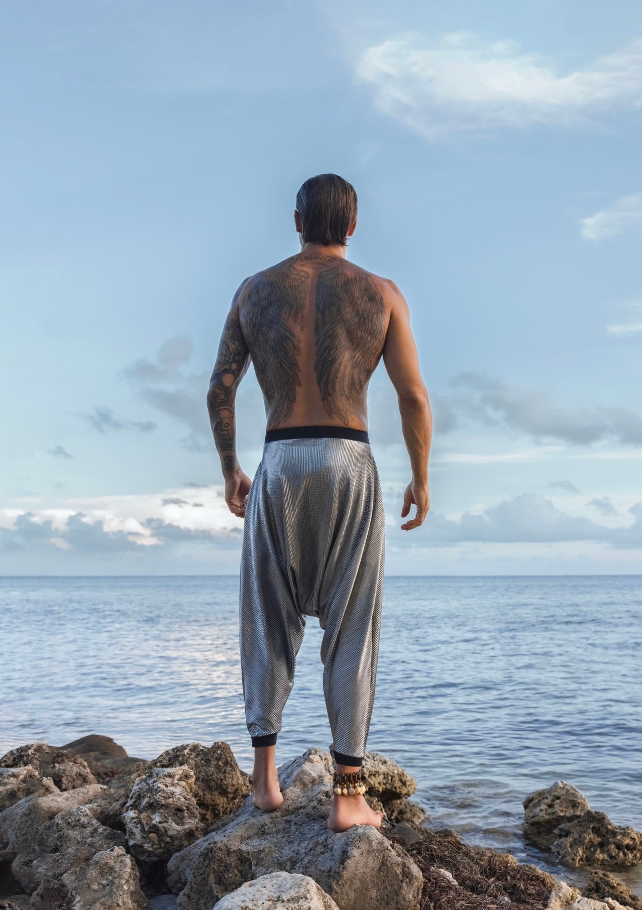 Silver Horizon Harem Pants