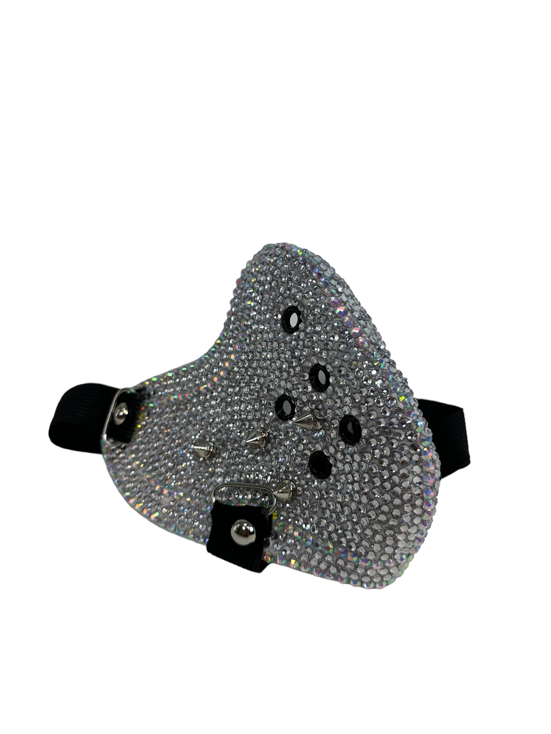 Rhinestone dust face mask
