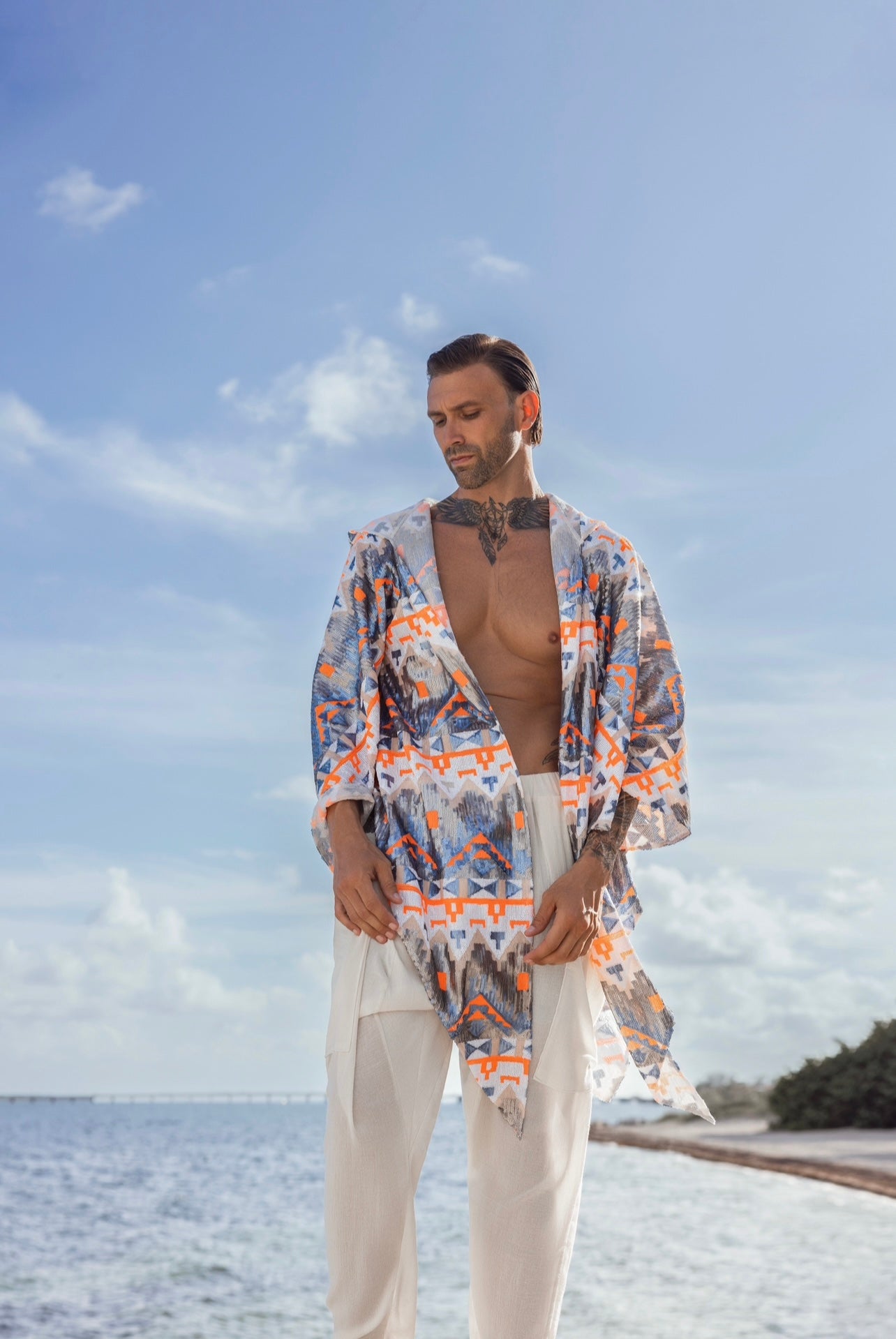 Zenma Men’s Aztec Kimono