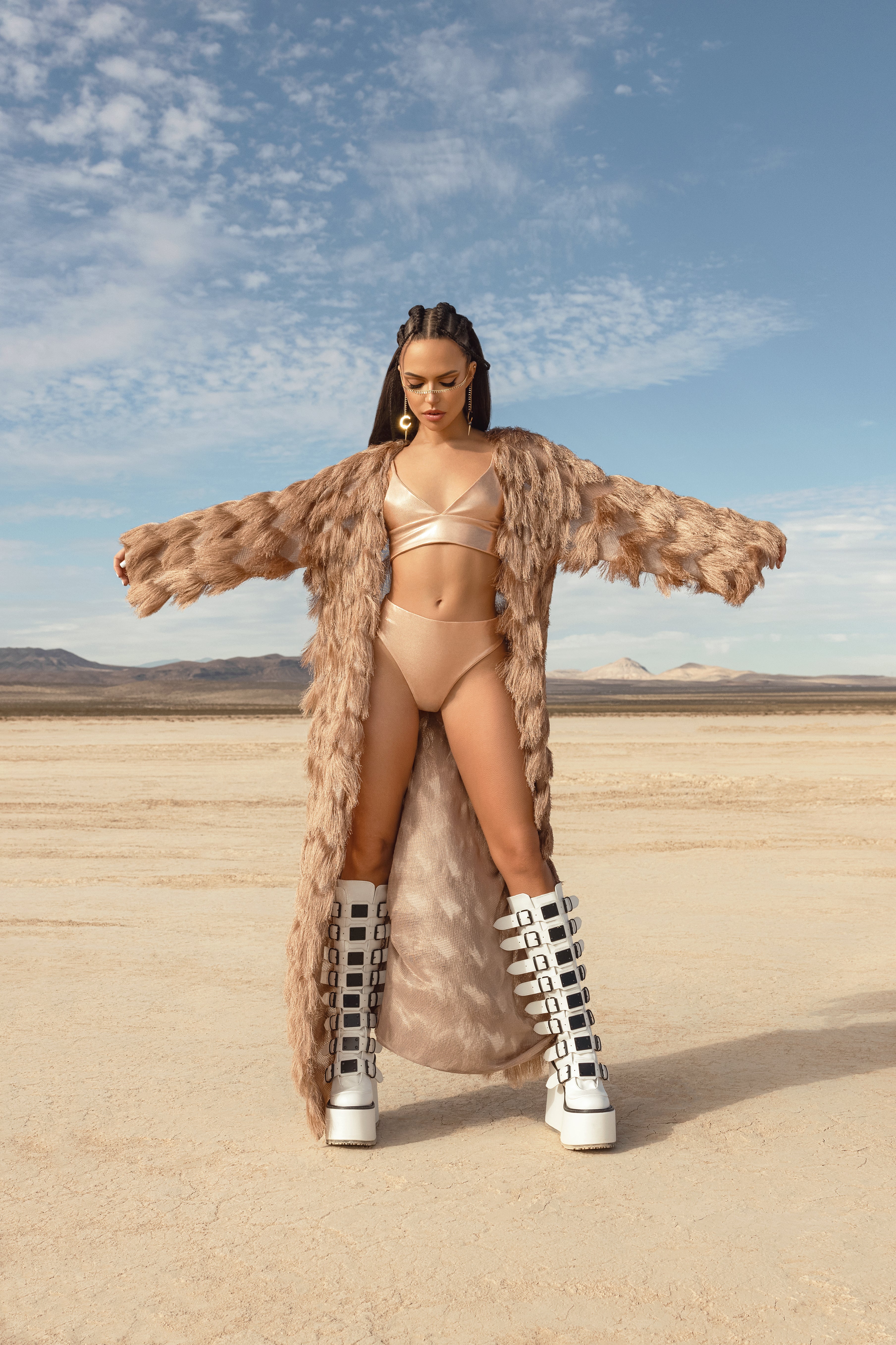 Desert mirage robe , top bottoms set