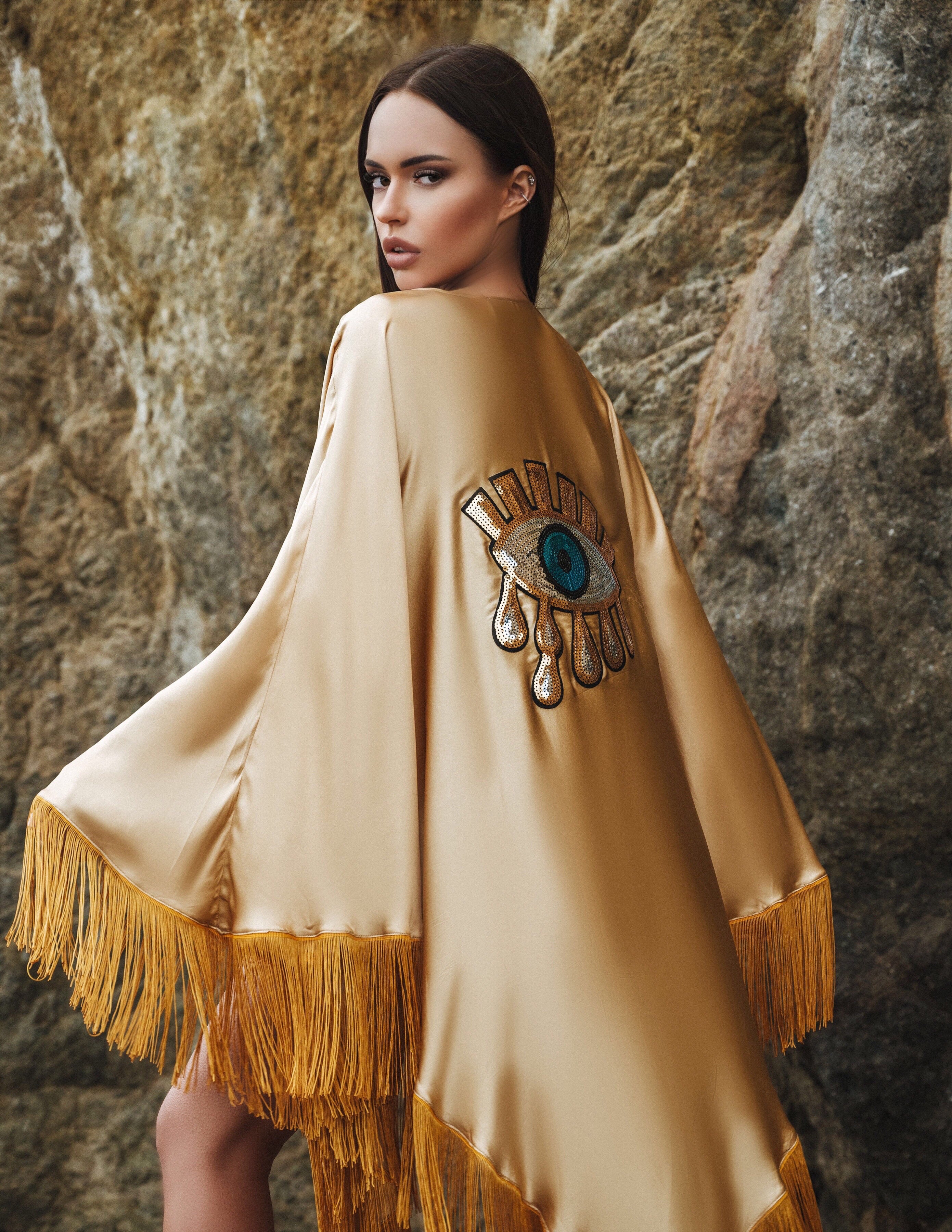 Eye Kimono Silk