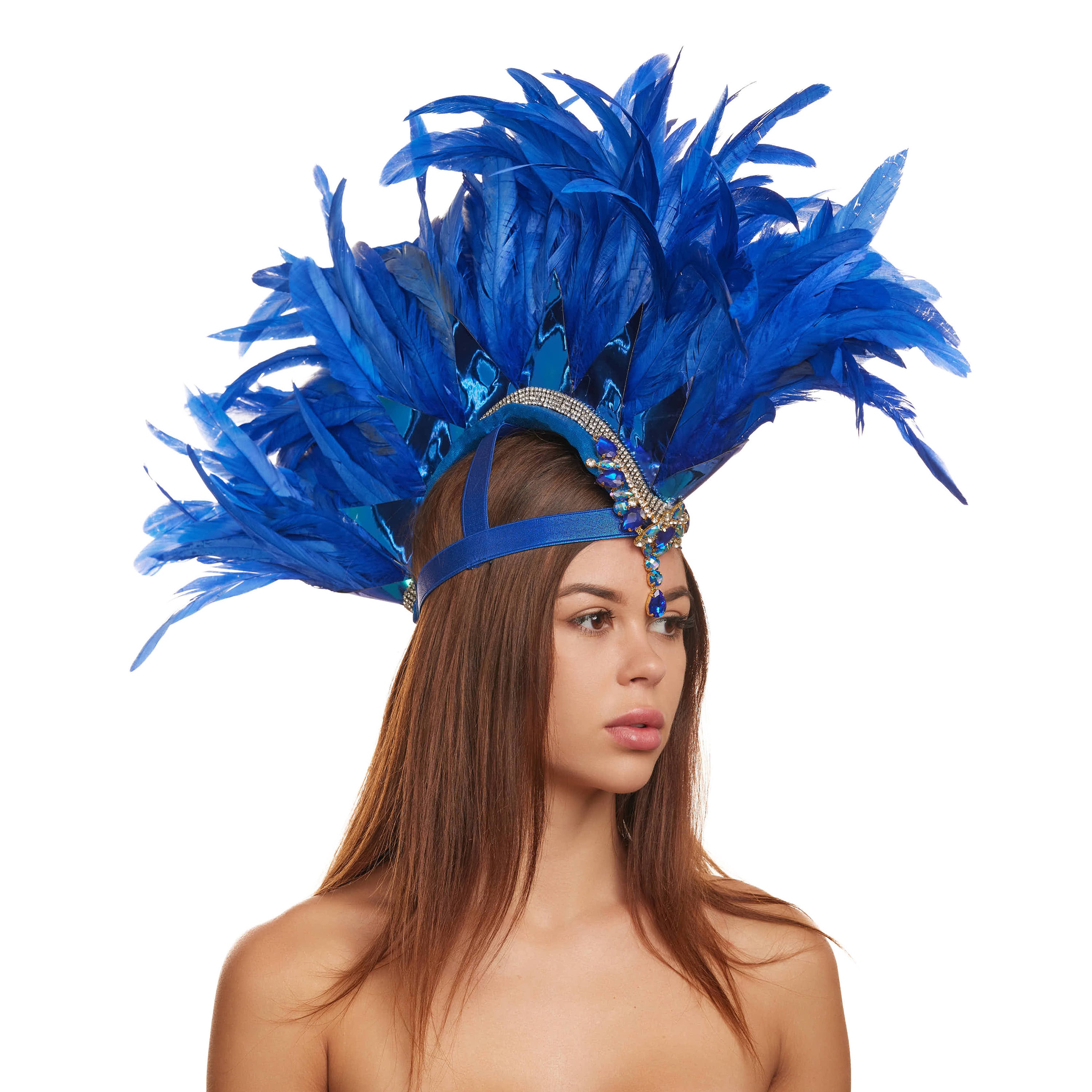 Blue Feather Mohawk