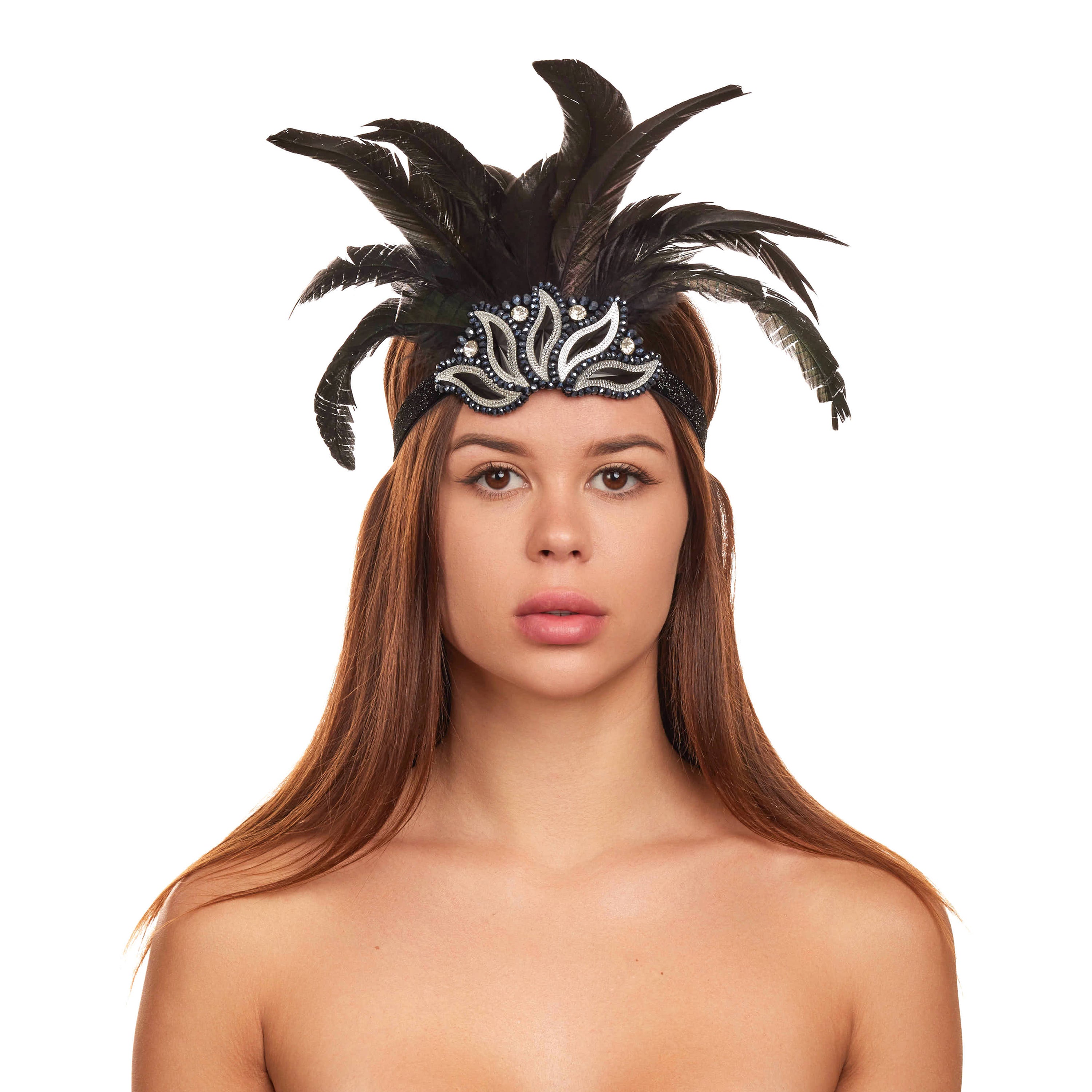 Black Feather Headpiece