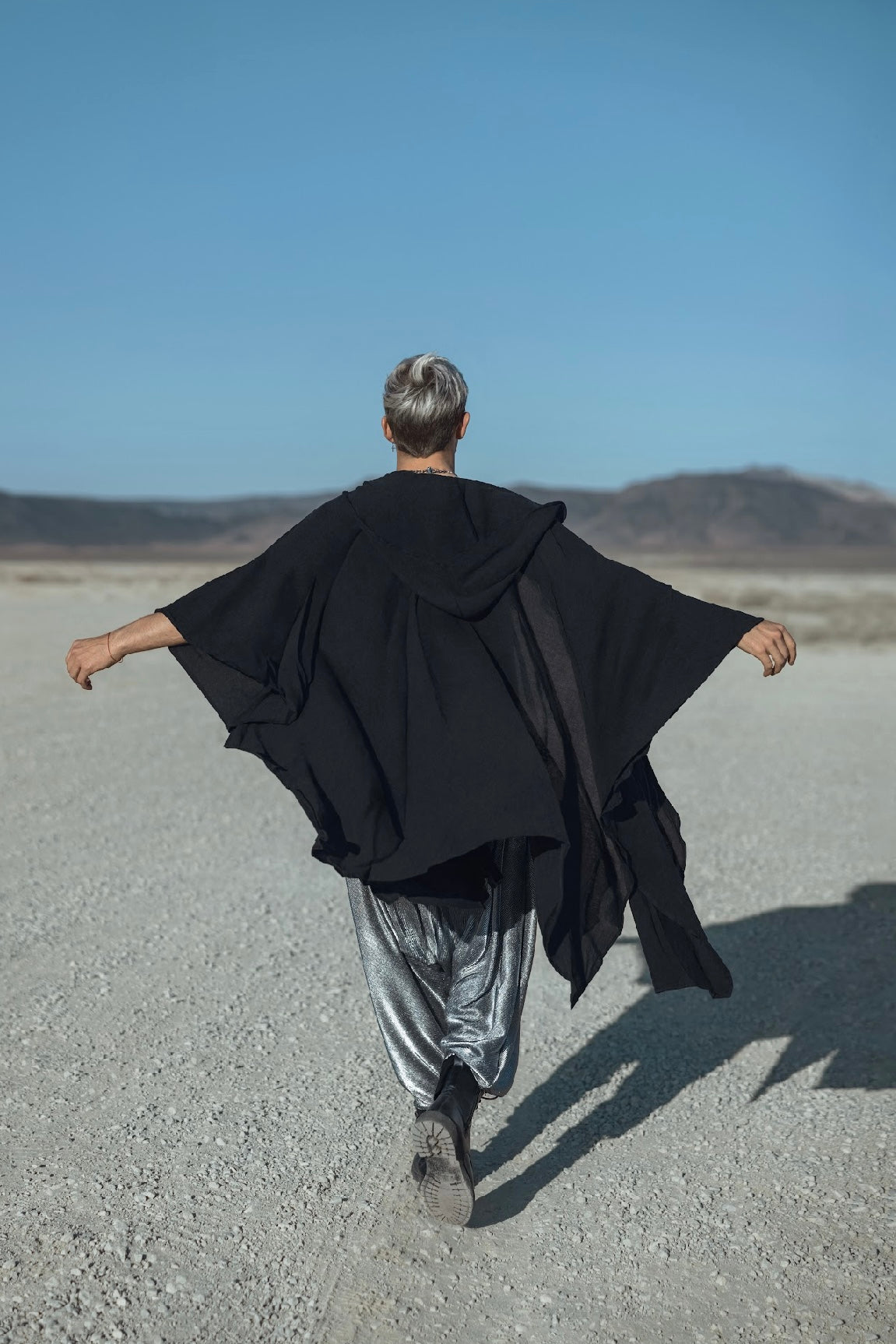 Desert Shadow Linen Kimono