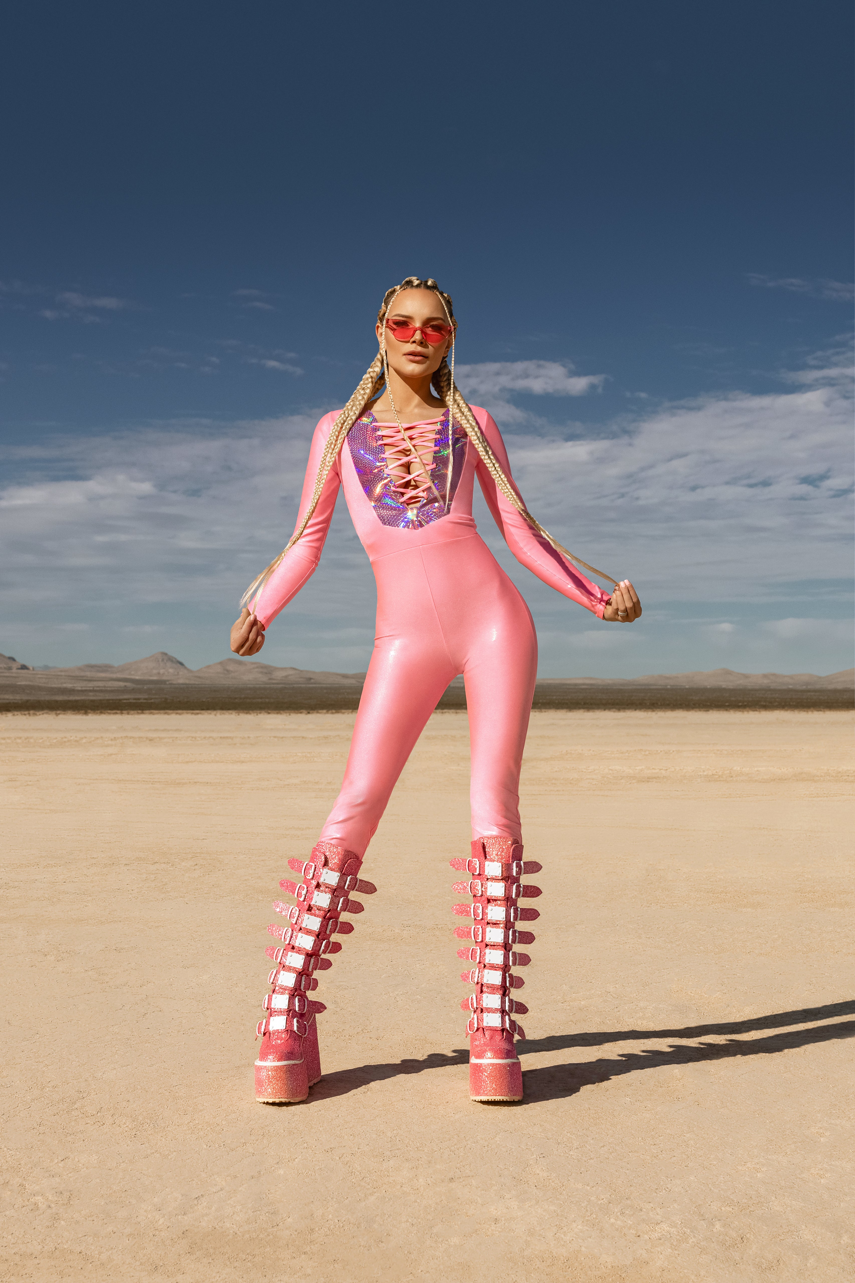 Pink Cosmic Diva Jumpsuit