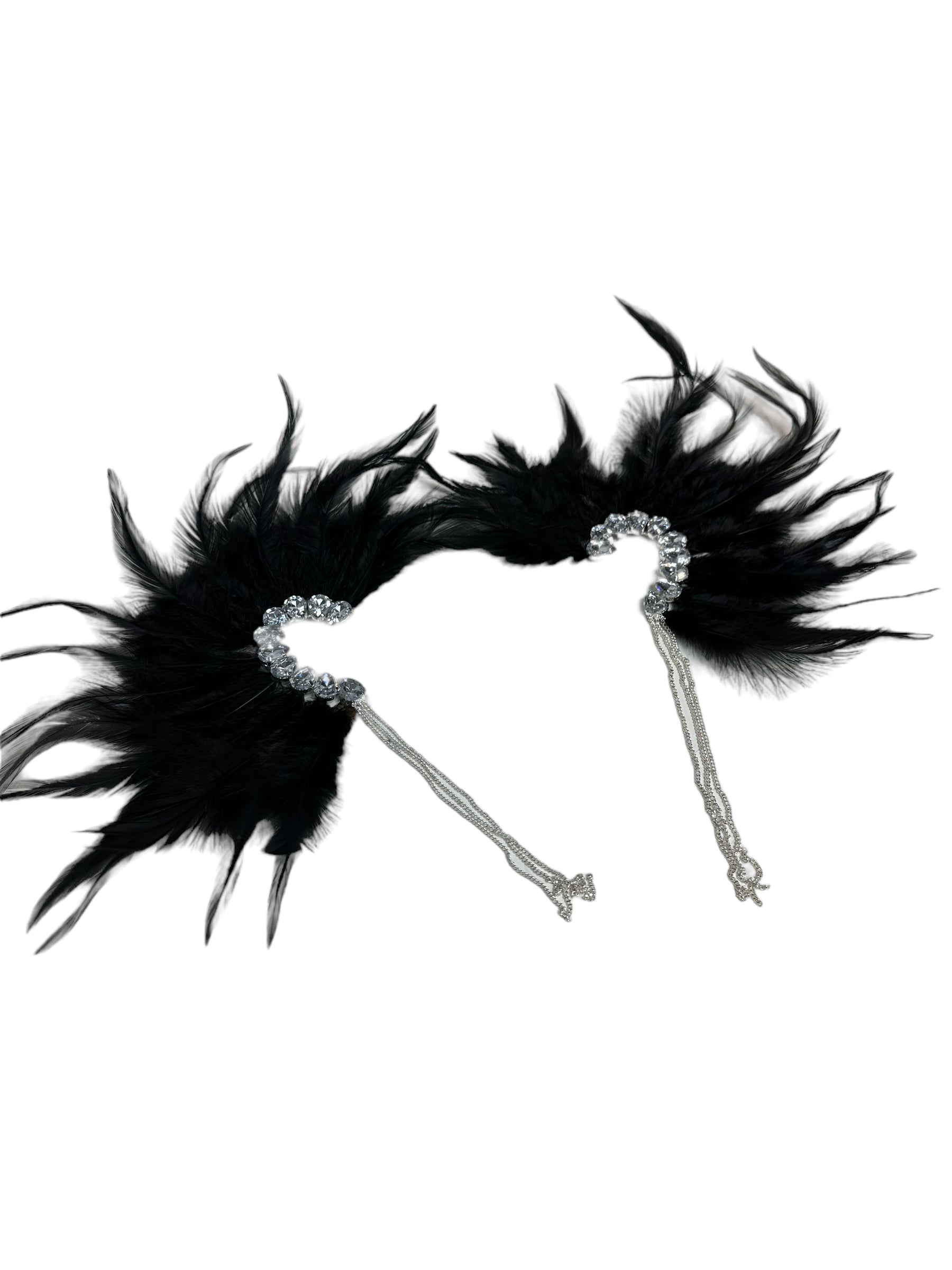 Feather ear cuffs