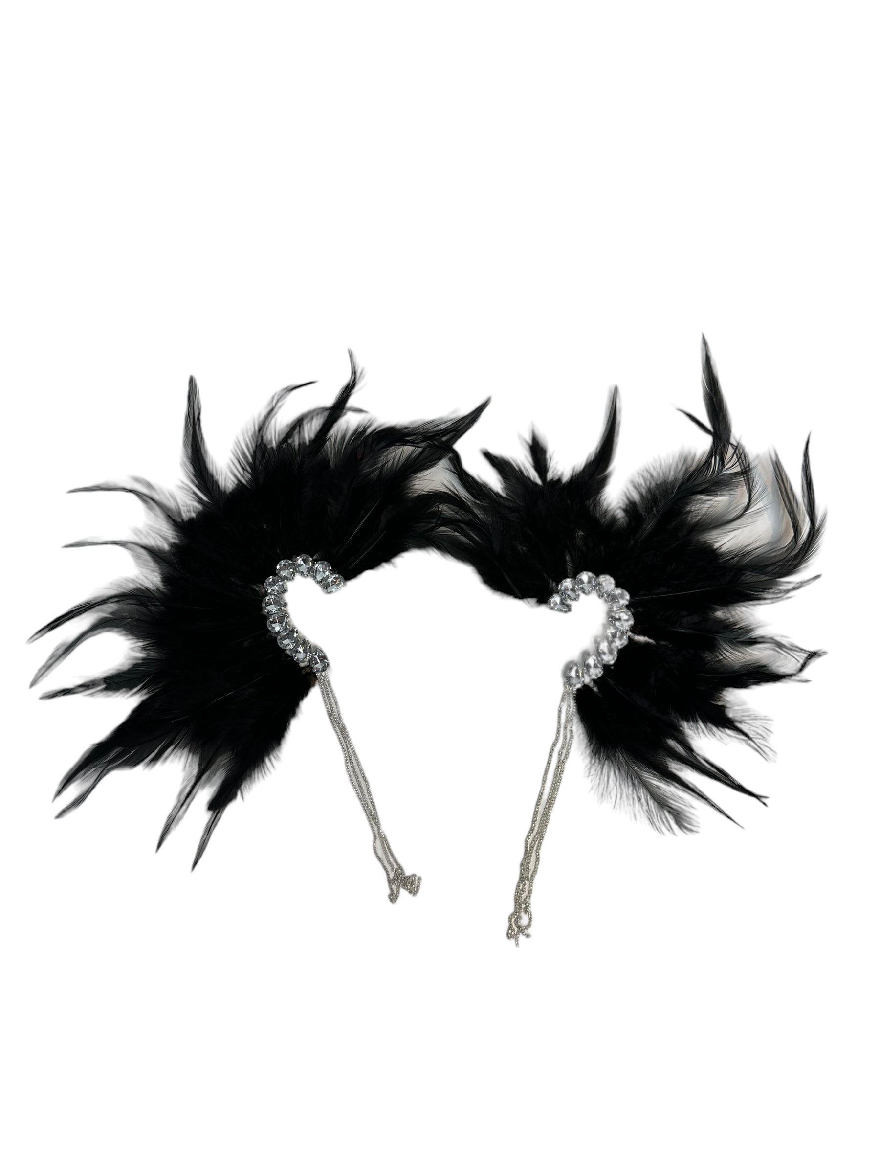 Feather ear cuffs