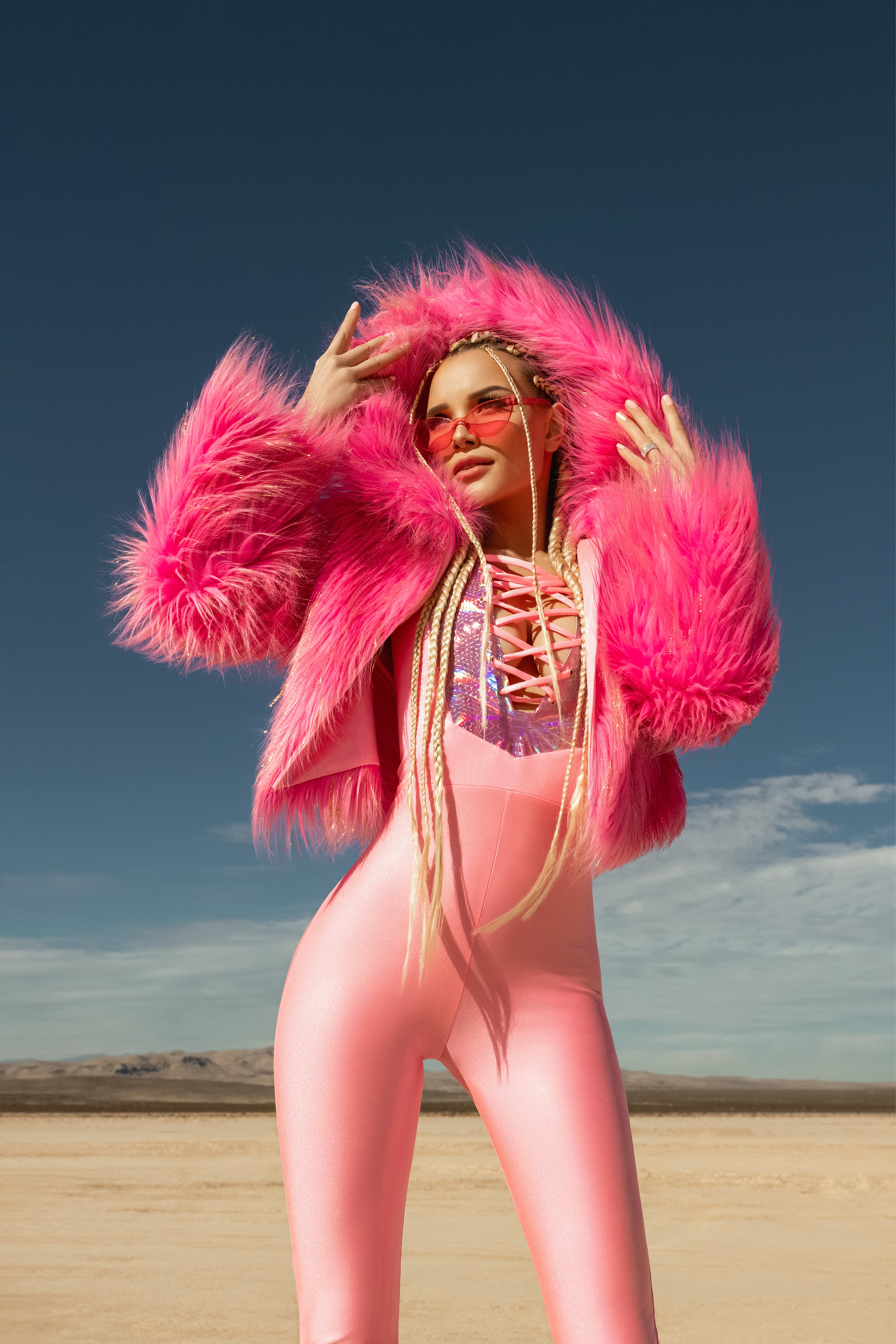 Pink Cosmic Diva Jumpsuit
