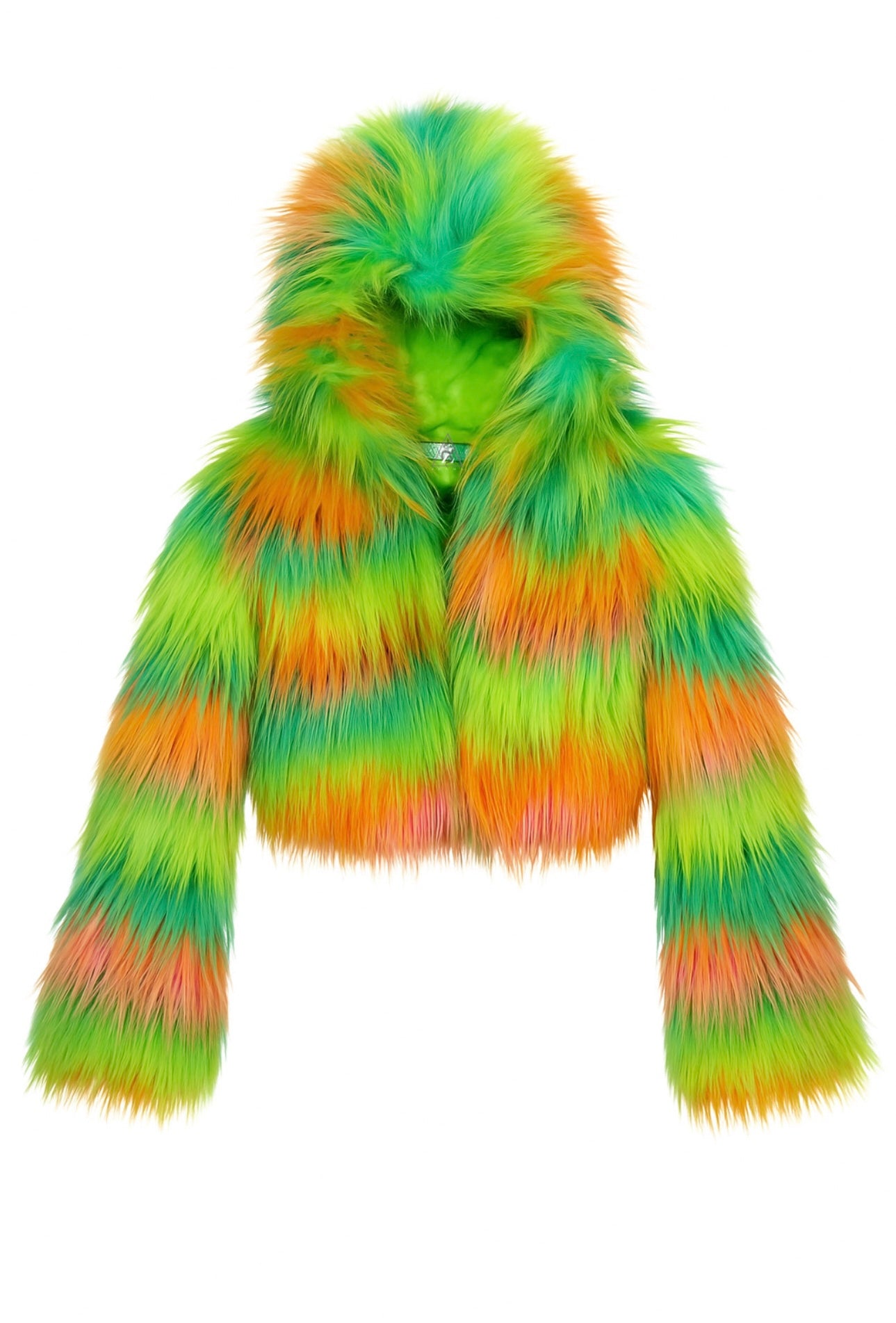 Electric Mirage Faux Fur Jacket