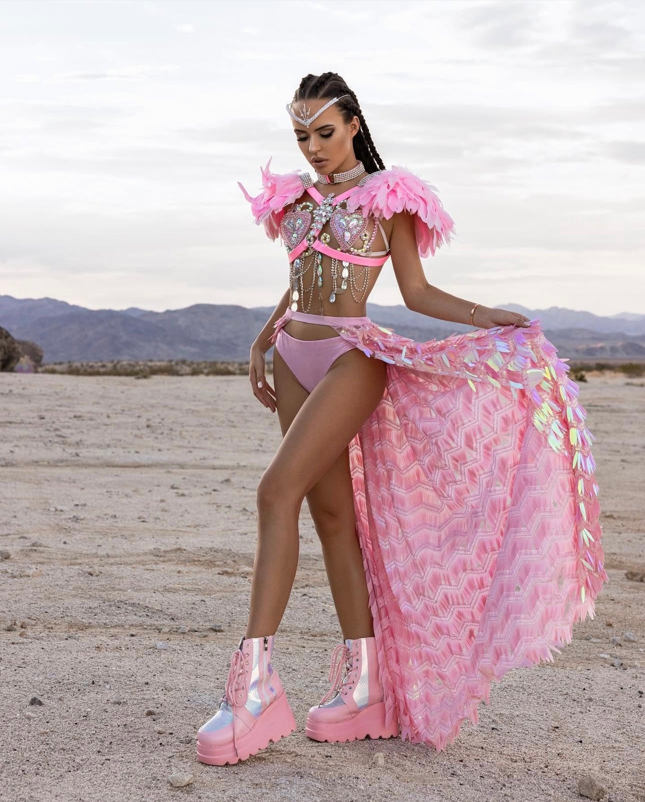 Pink Shine Skirt