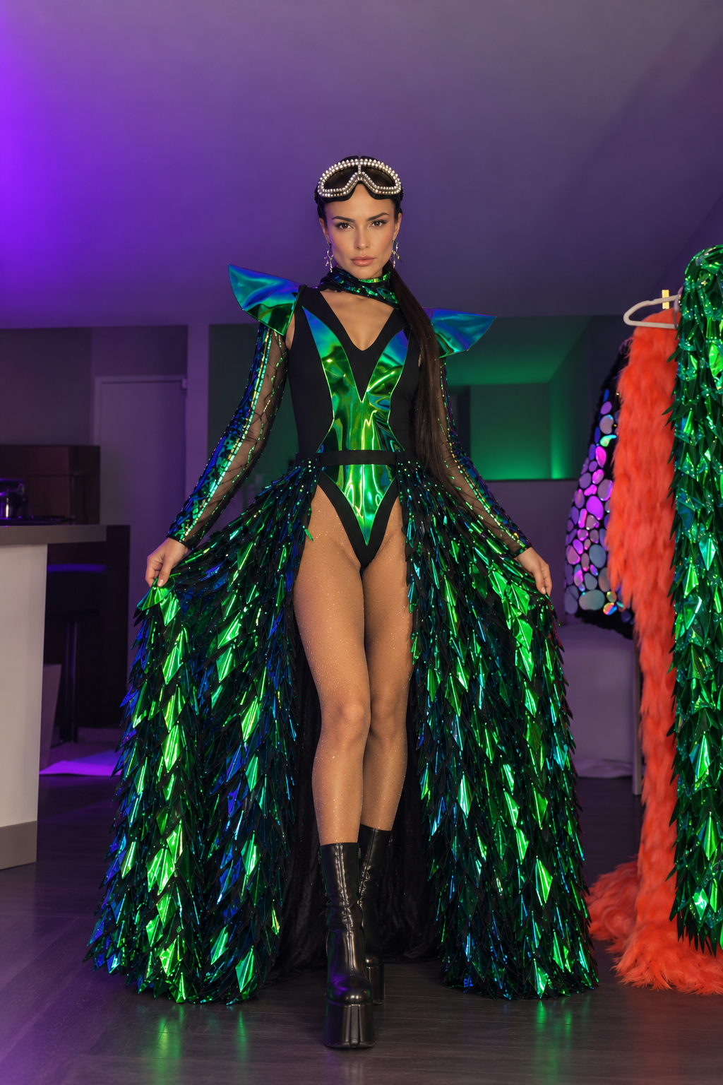 Green dragon 🐉 costume