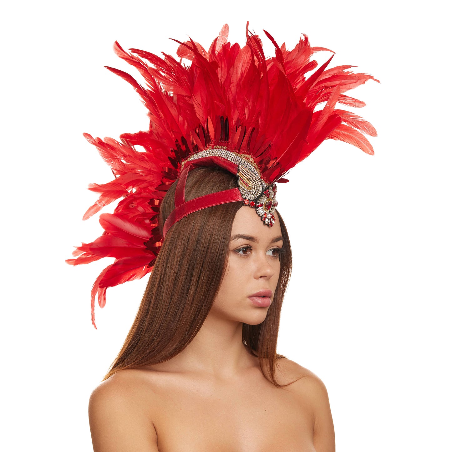 Red Feather Mohawk Houseofzenma