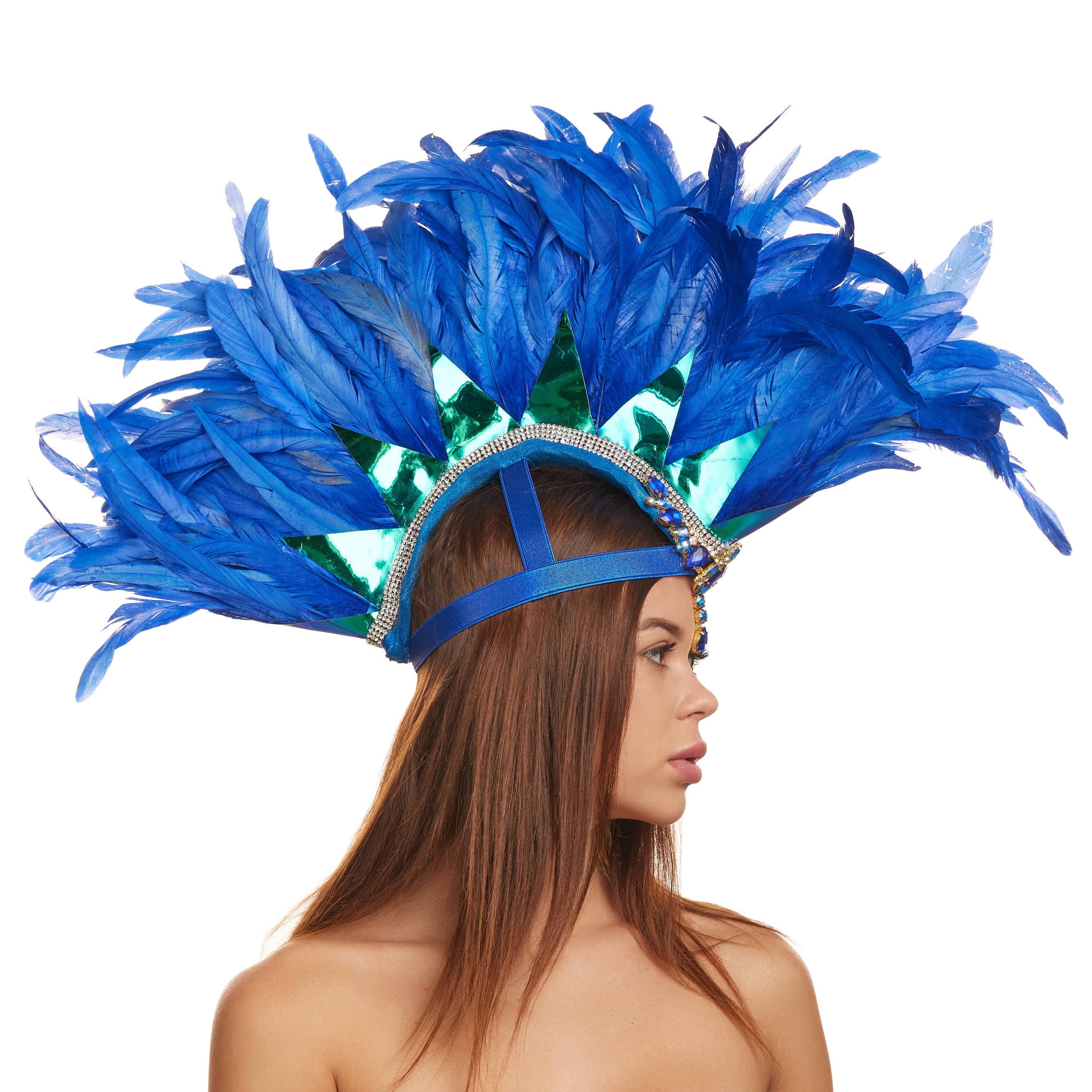 Blue Feather Mohawk