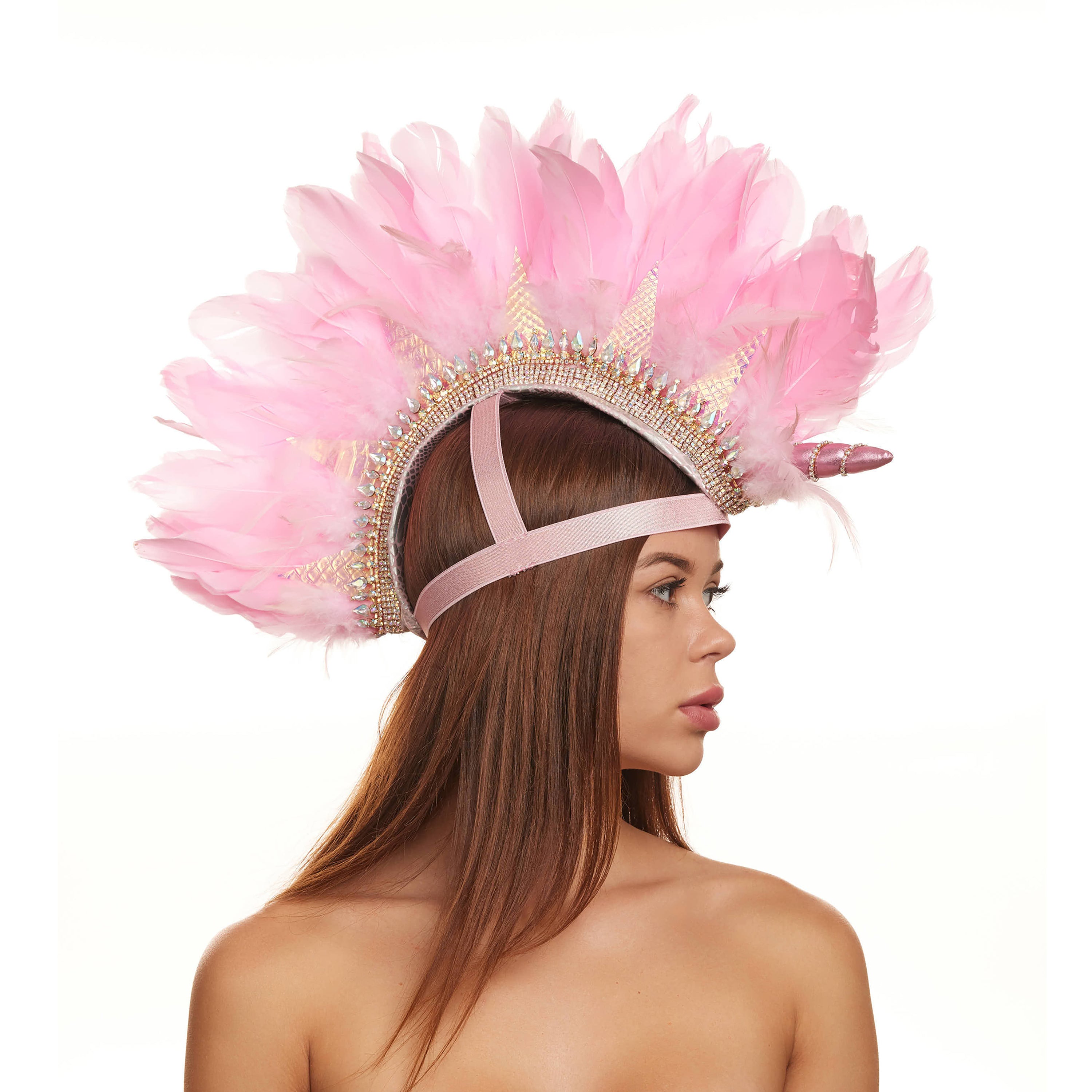 Pink Feather Mohawk