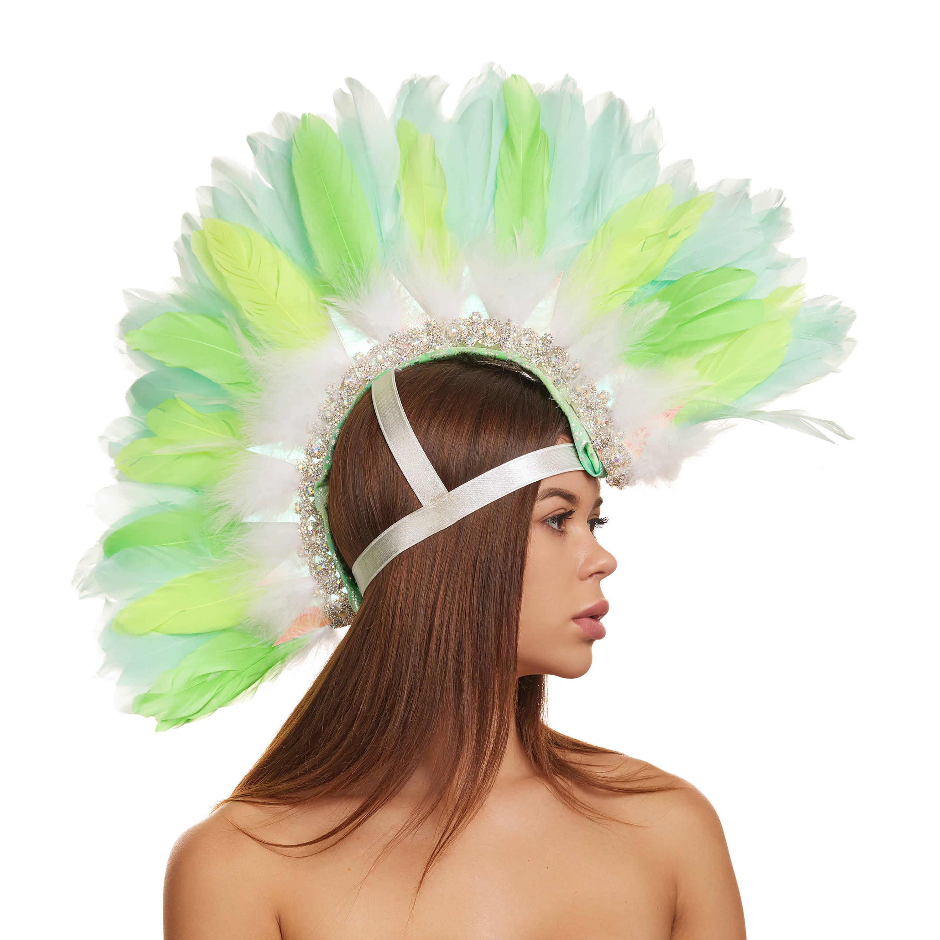 Green Feather Mohawk